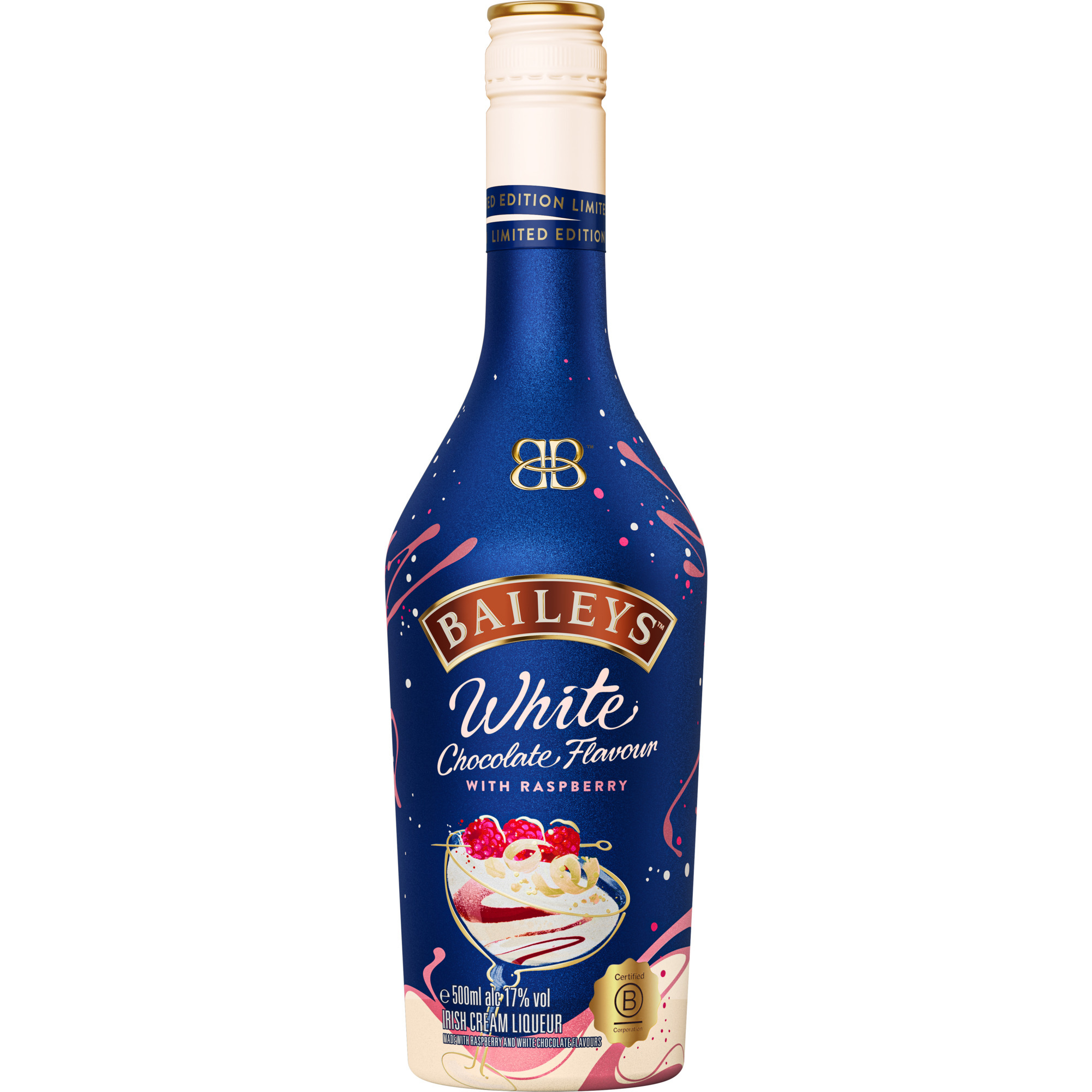 Baileys White Ch.& Raspberry 0,5l