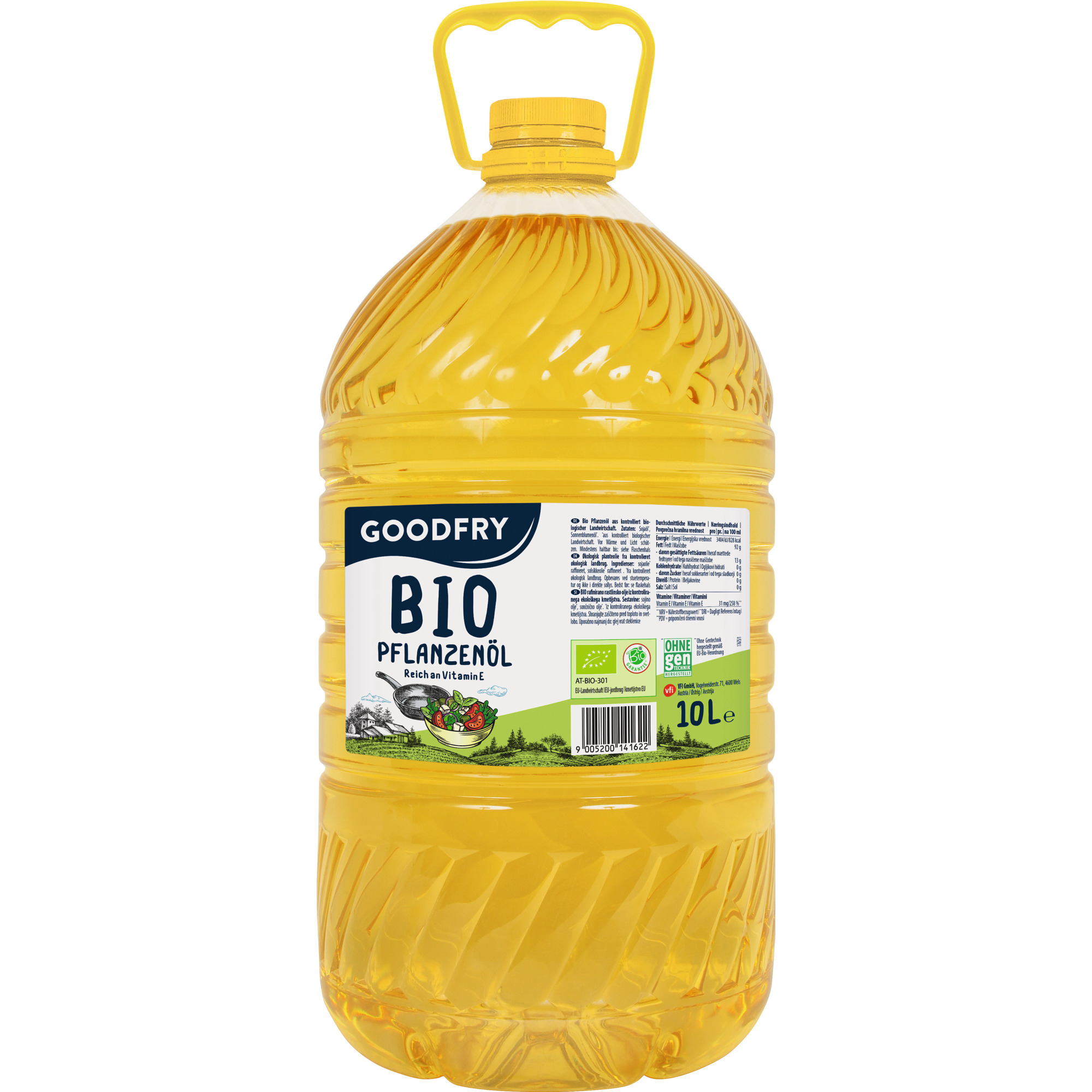 GOODFRY Bio Pflanzenöl 10L