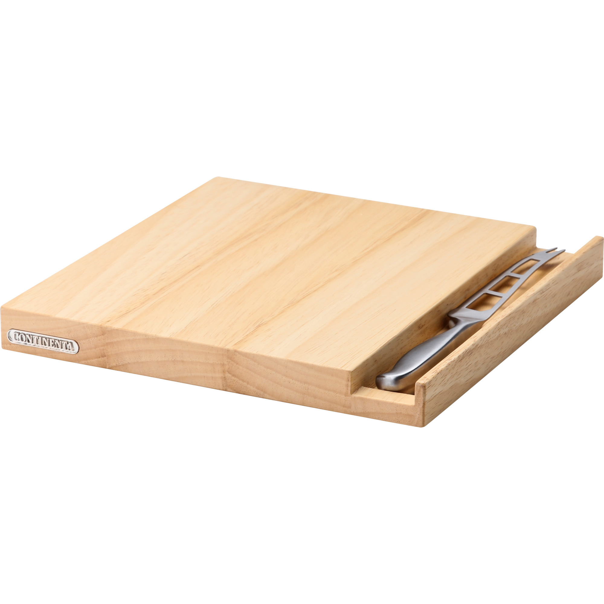 Cont. Käse-Set m.Messer Gummibaum 25x25