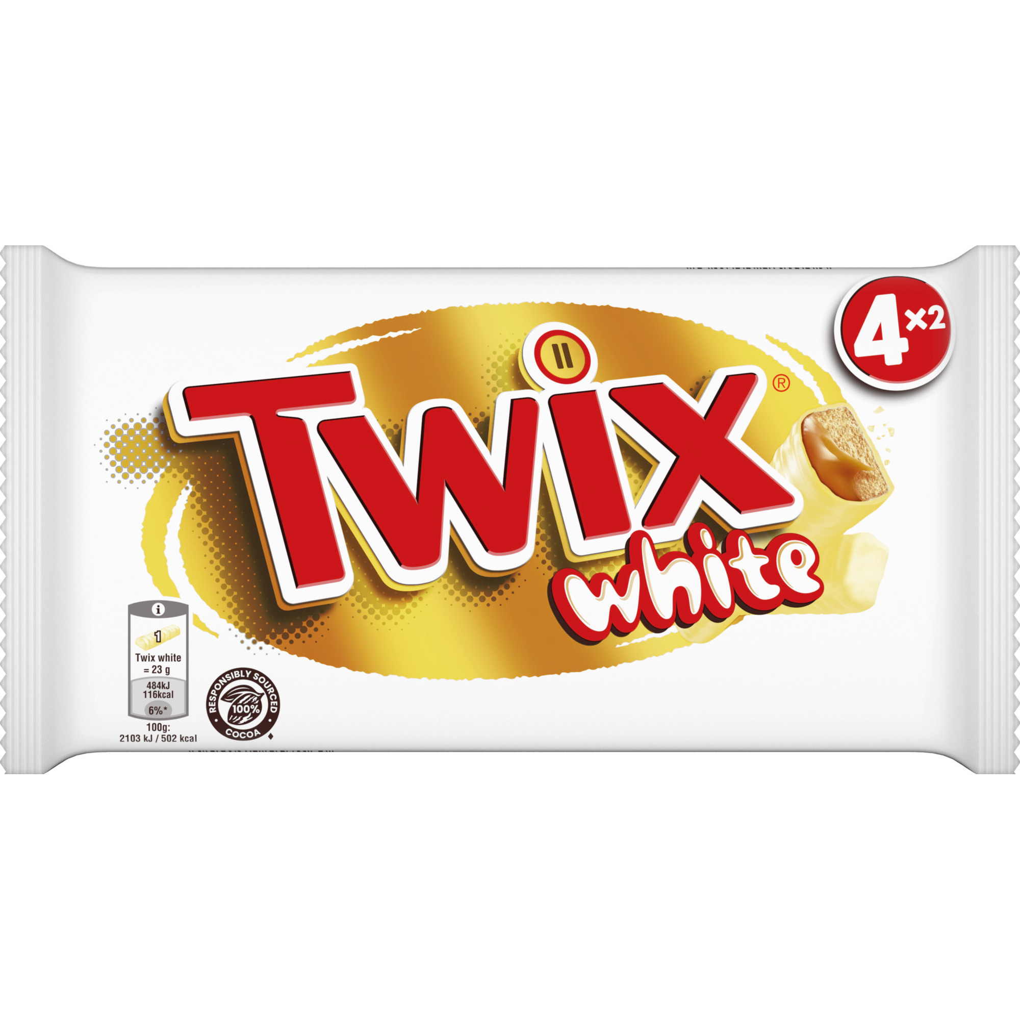 Twix white 4er 184g