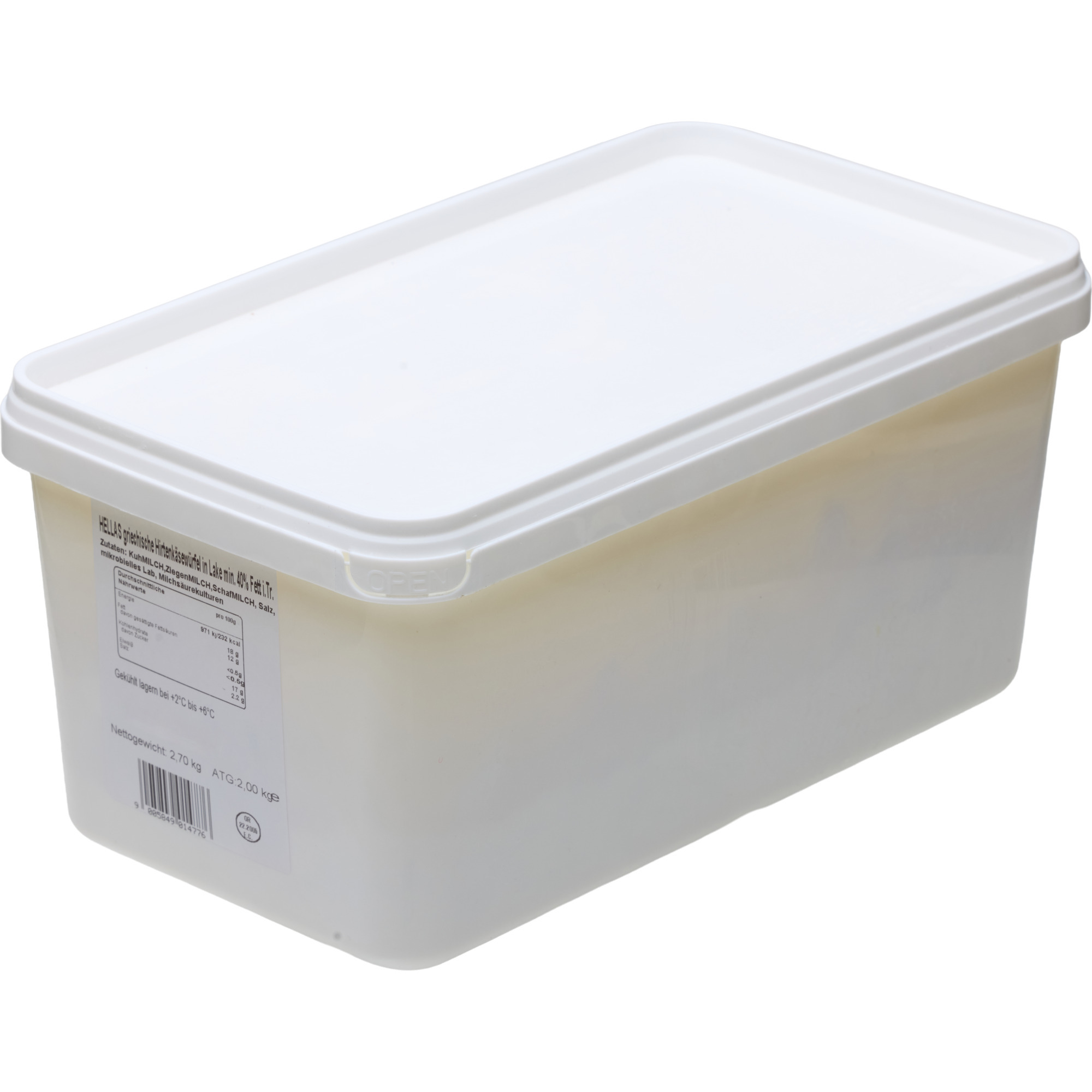Hellas Hirtenkäsewürfel 2kg