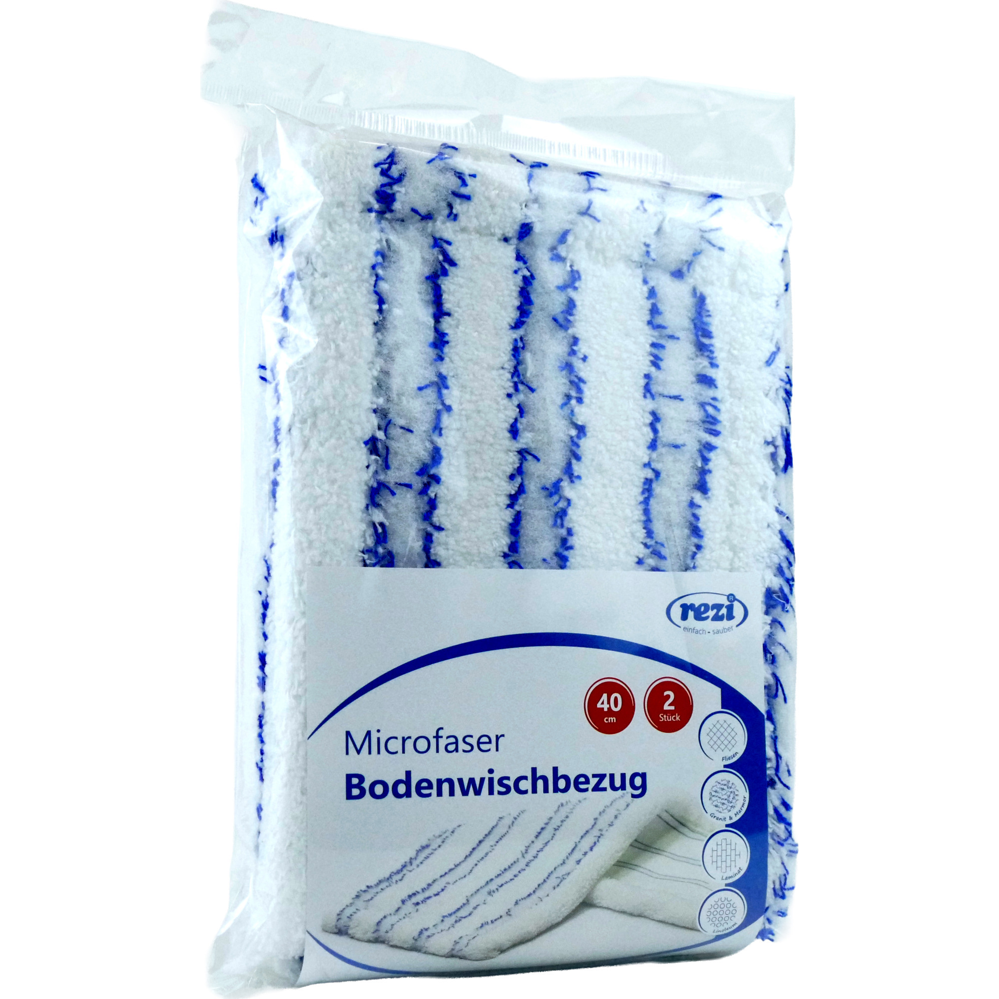 Rezi Bodenwischbezug Mikrofaser 2er 40cm
