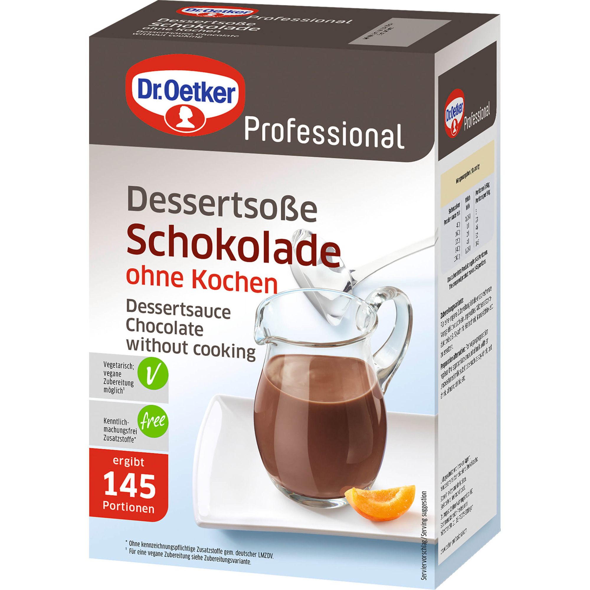 Oetker Dessertsoße o.Kochen Schoko 1kg