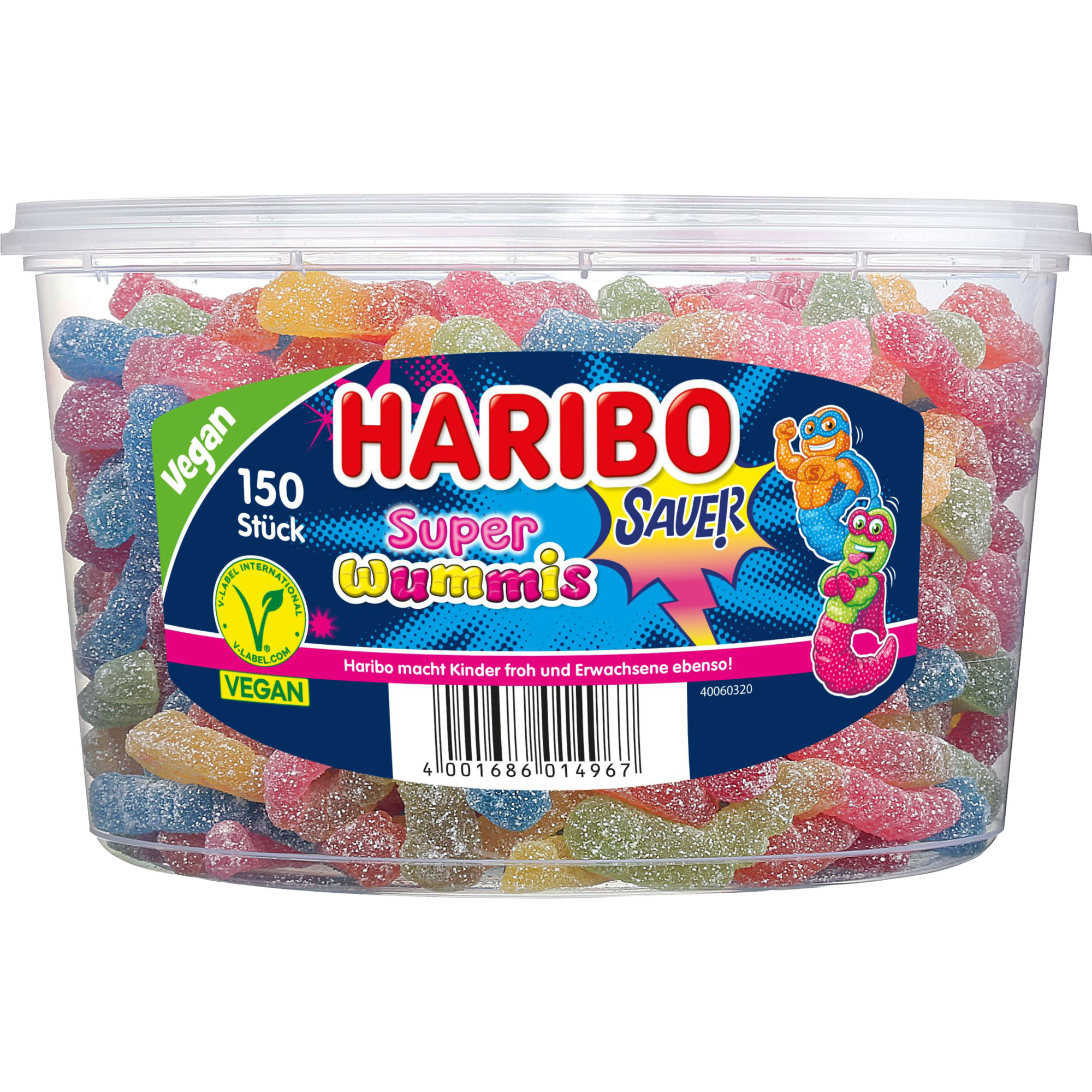 Haribo Dose 150er, Super Wummis