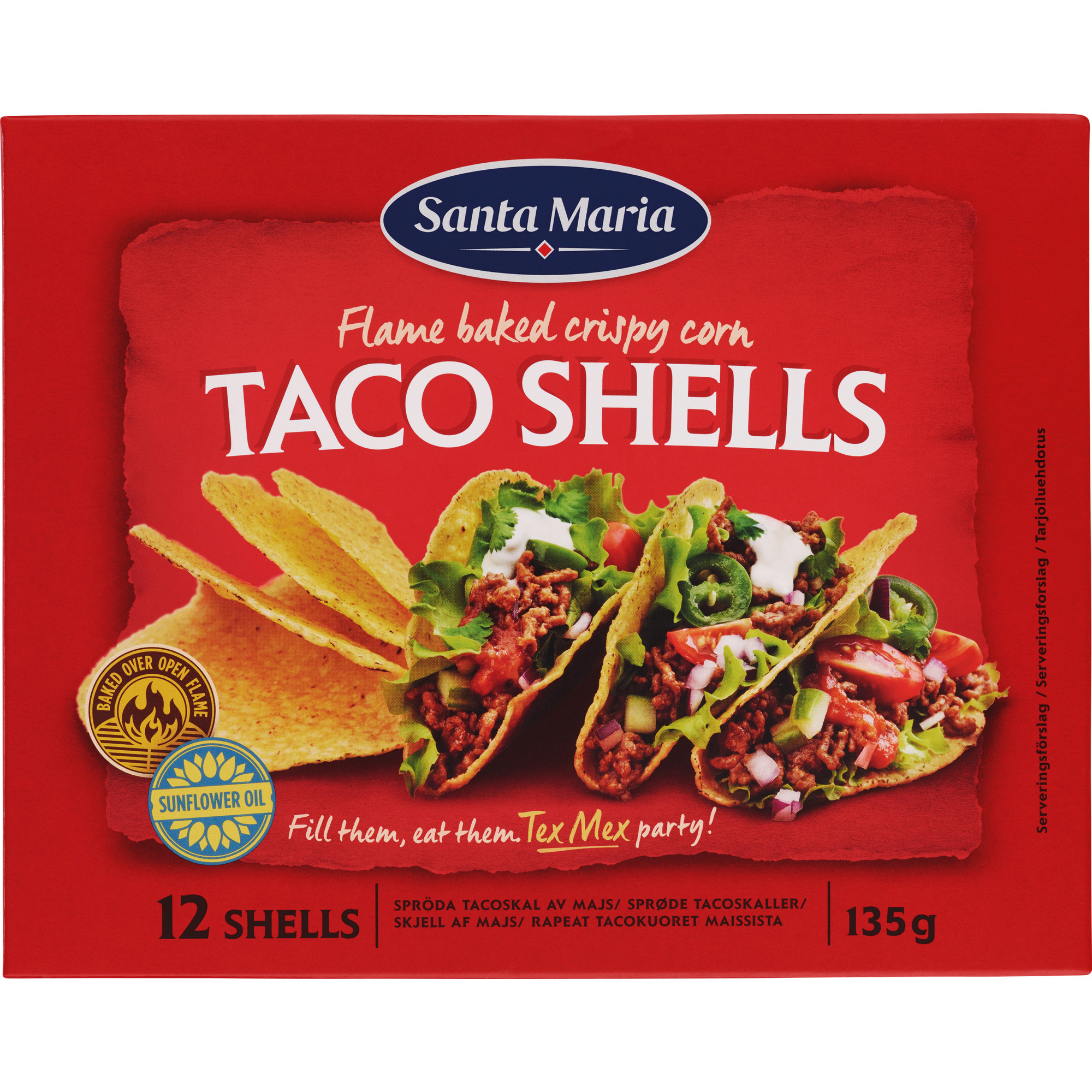 Santa Maria Taco Shells 135g