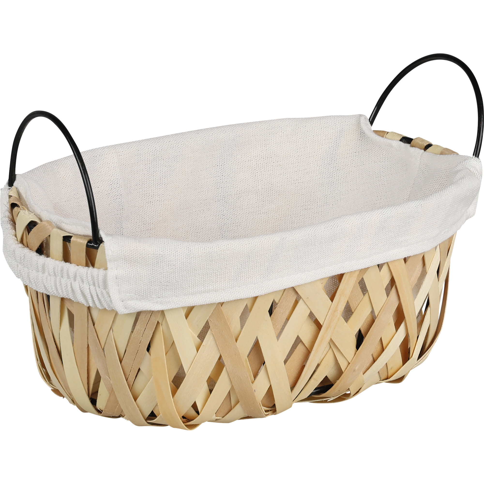 Brotkorb oval Holzgeflecht 25x17cm