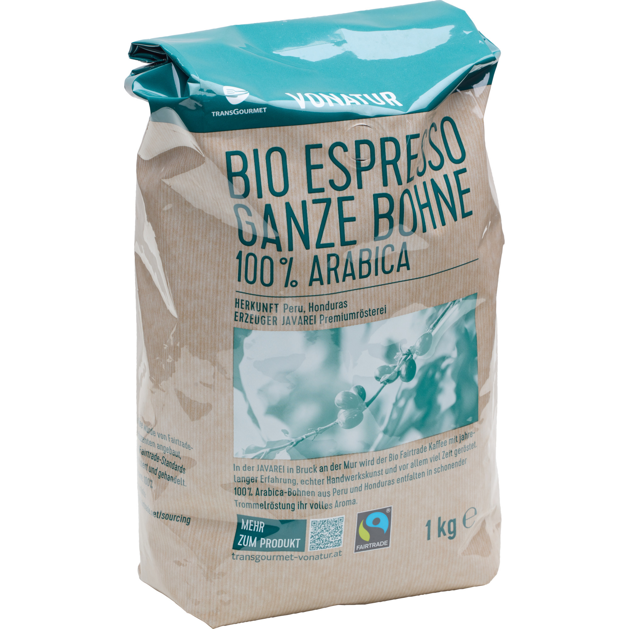 Vonatur Bio FT Espresso ganze Bohne 1kg