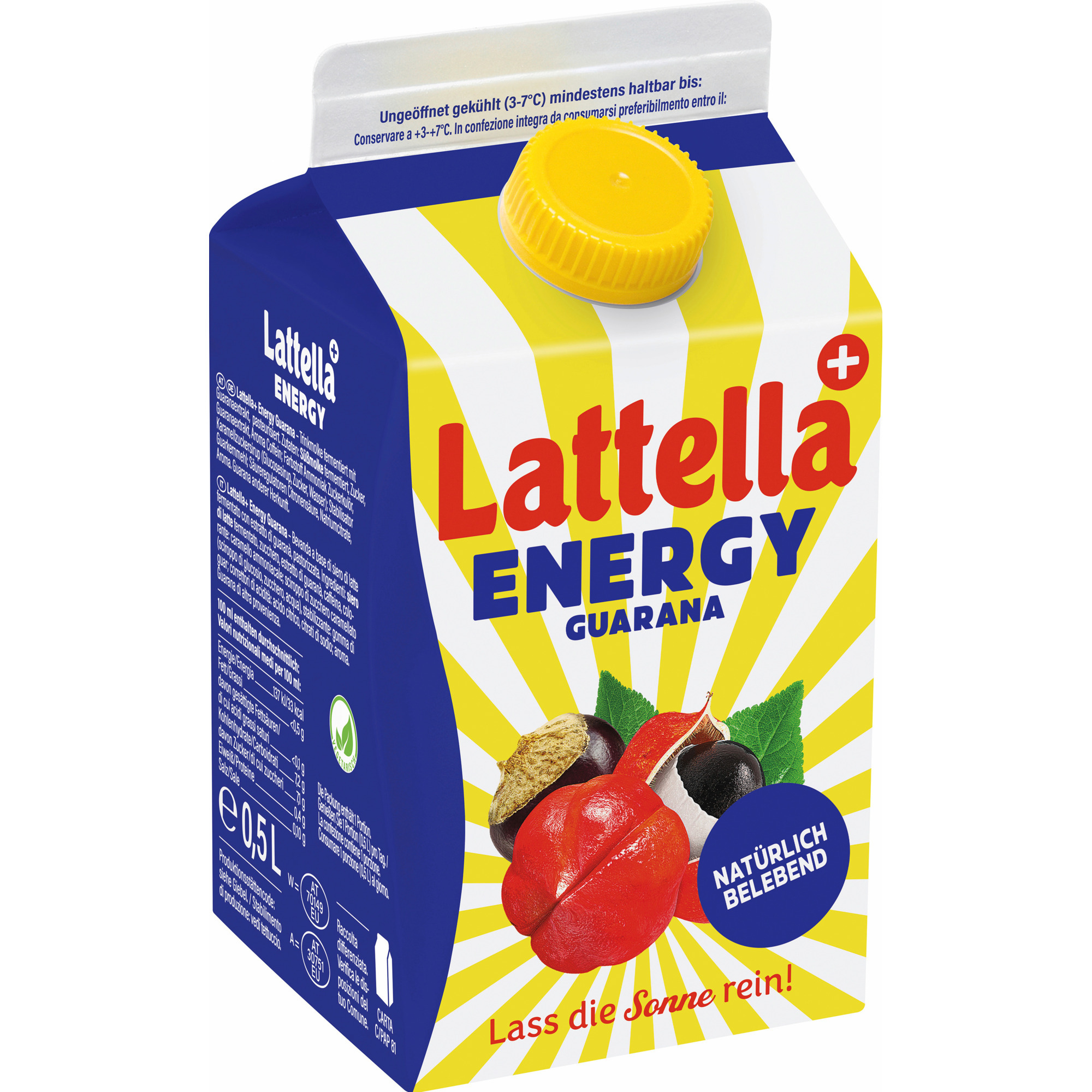 Lattella Molkedr. 500ml, Energy