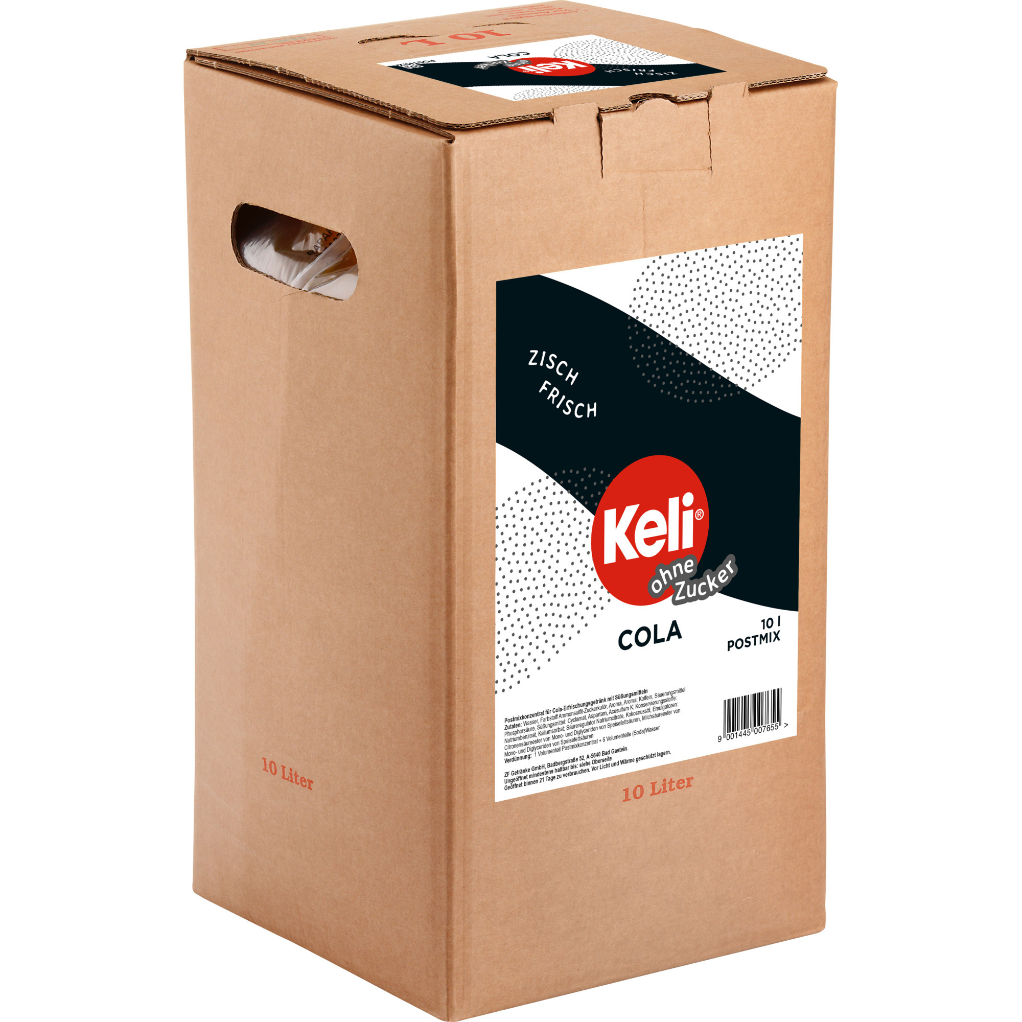 KELI Cola ohne Zucker BIB 10l