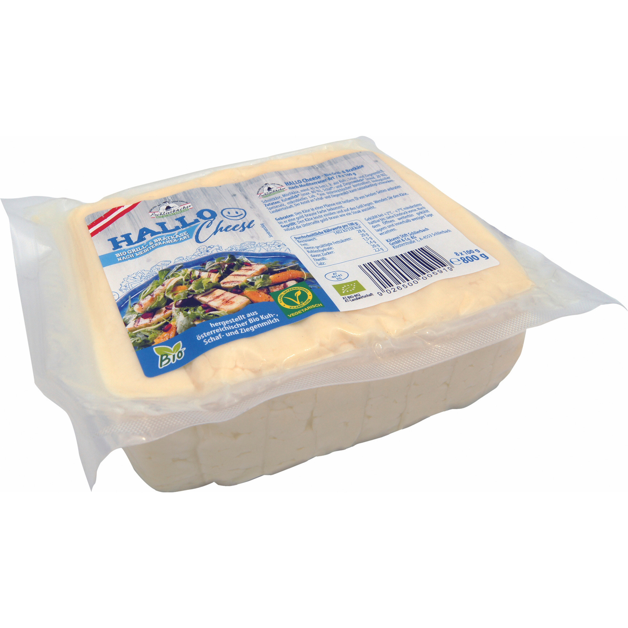 Schlierb. Bio Hallo Cheese 800g