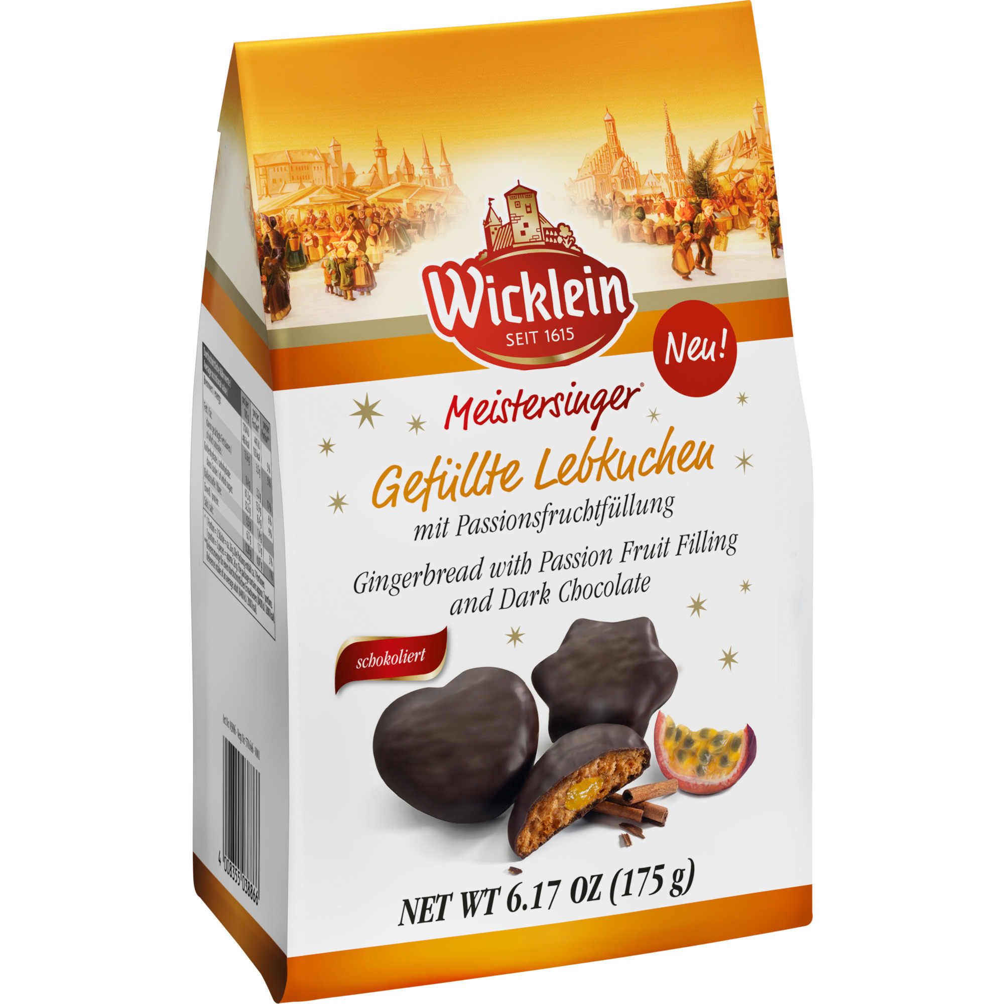 Wicklein gefüll. Lebkuchen 175g, Passion