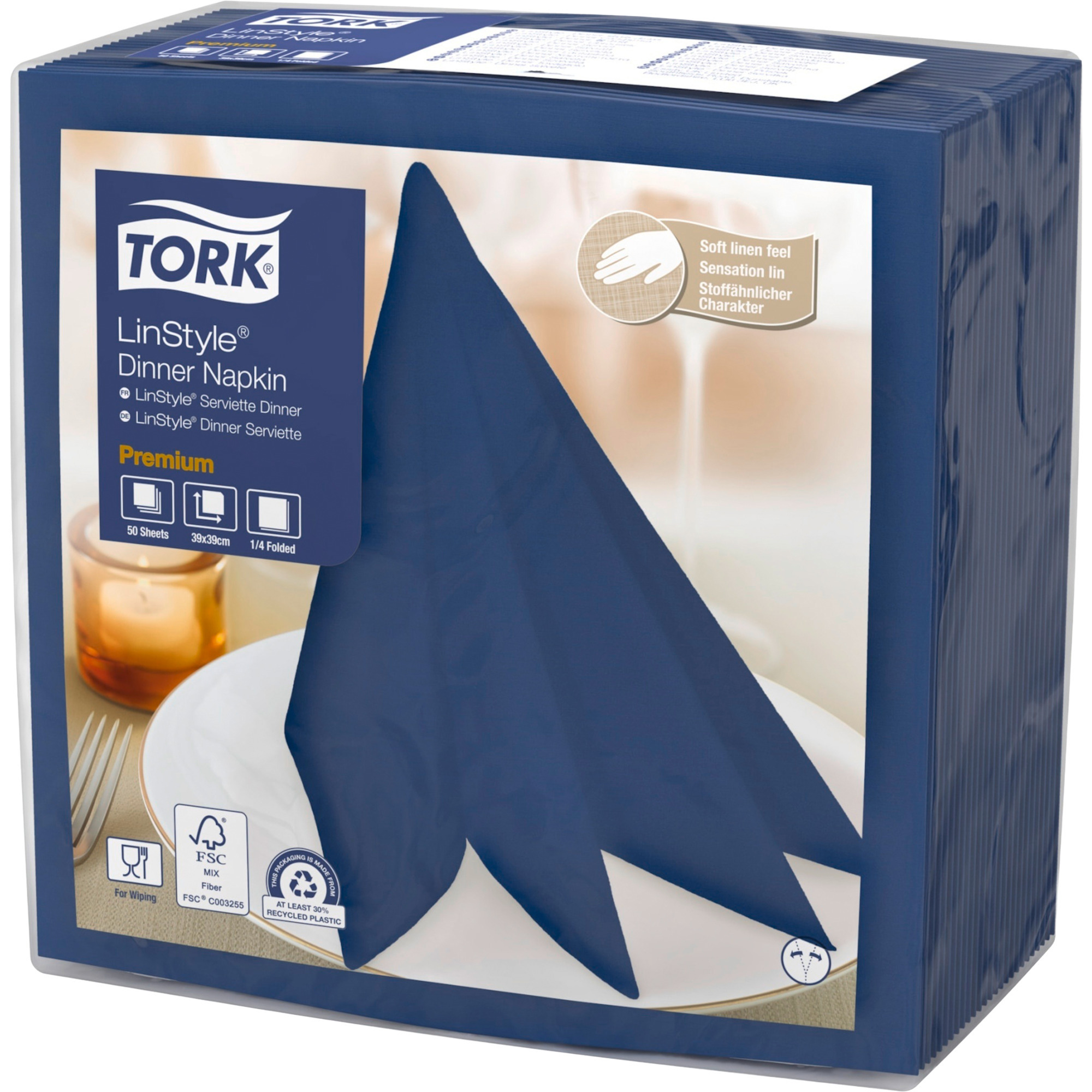 Tork Linstyle Serv.1/4 39/50er, mid.blue