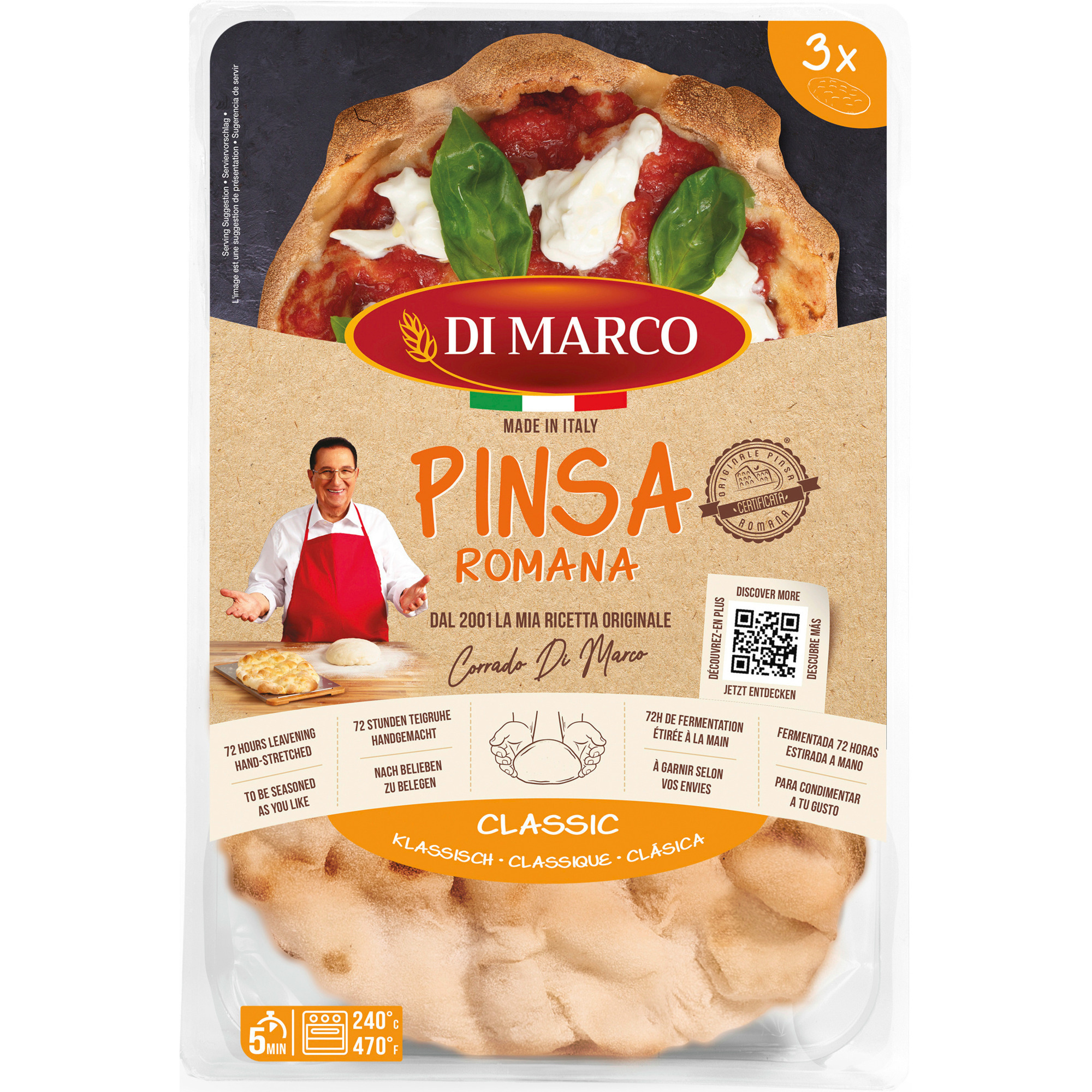 Di Marco Pinsa Romana Classic 3x230g