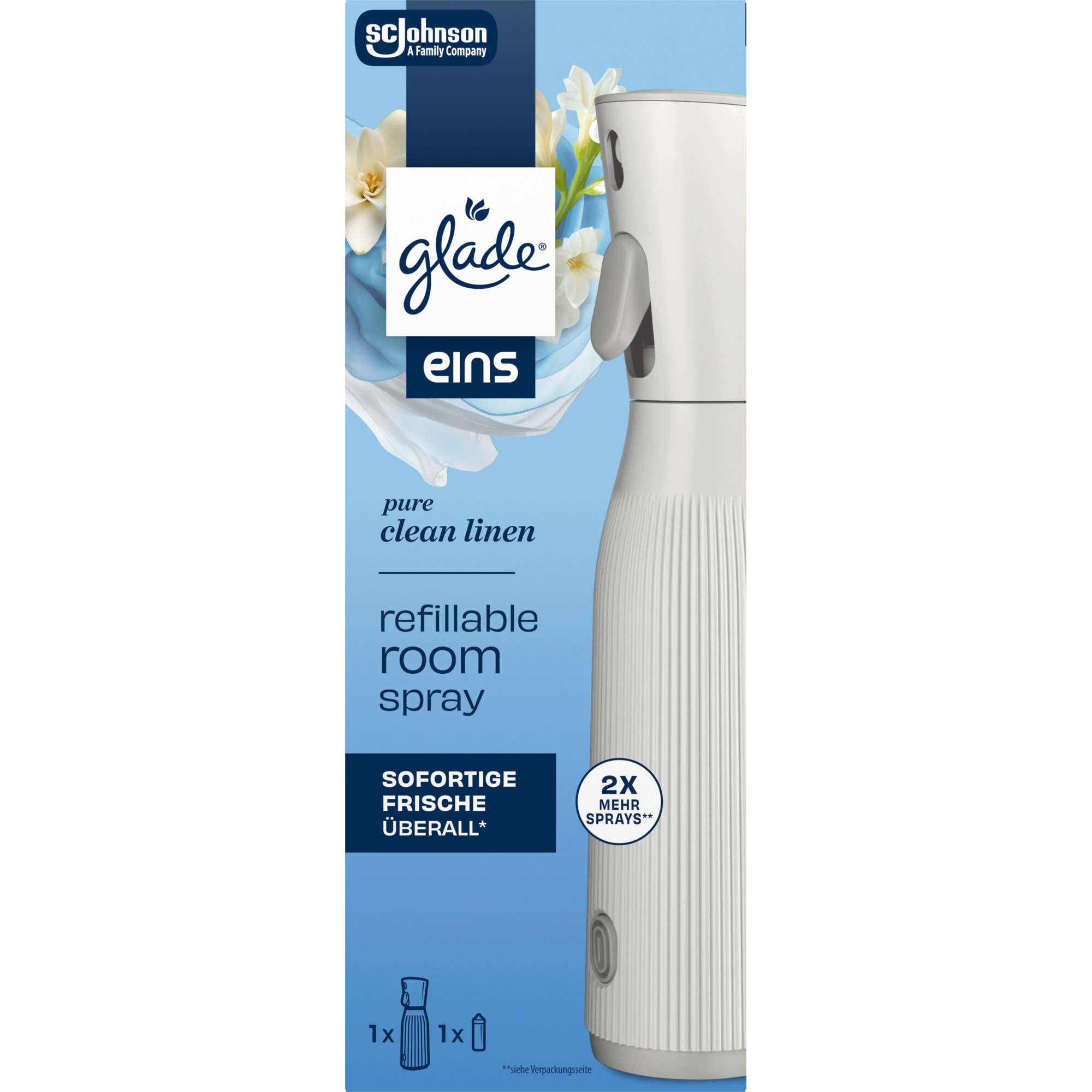 Glade Eins Raumspray 10ml, Pure Clean