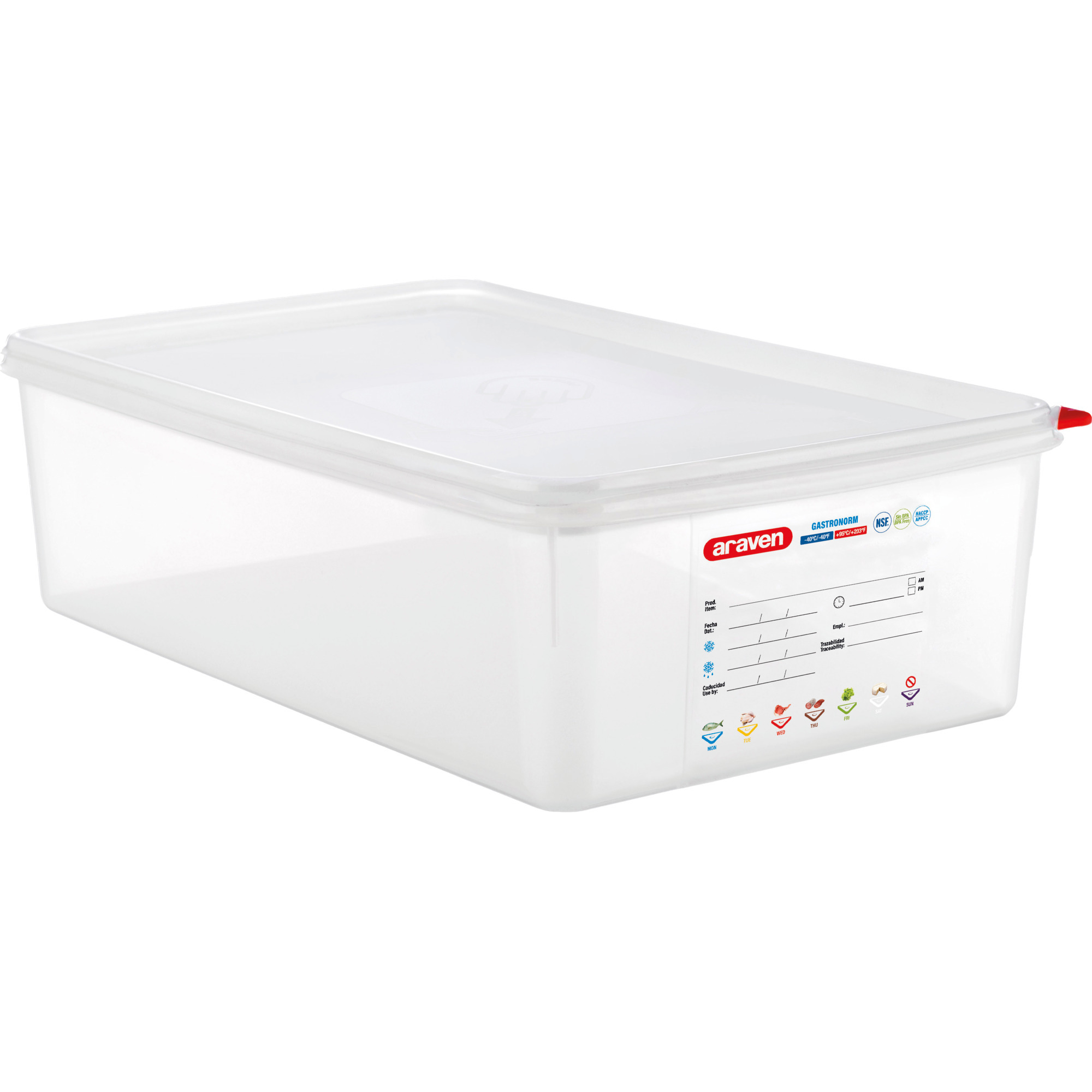 Araven GN Behälter m.Dkl PP 1/1 15cm