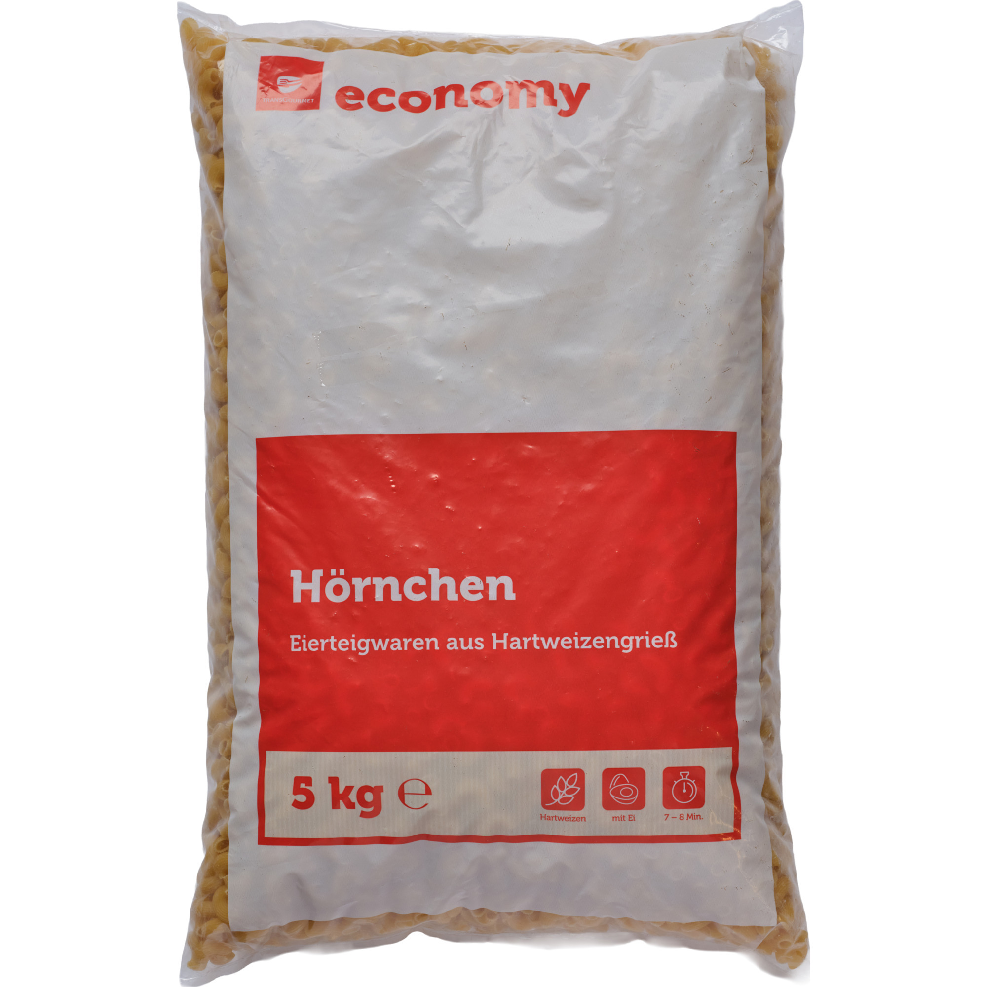 Economy Teigw. 2-Ei 5kg, Hörnchen
