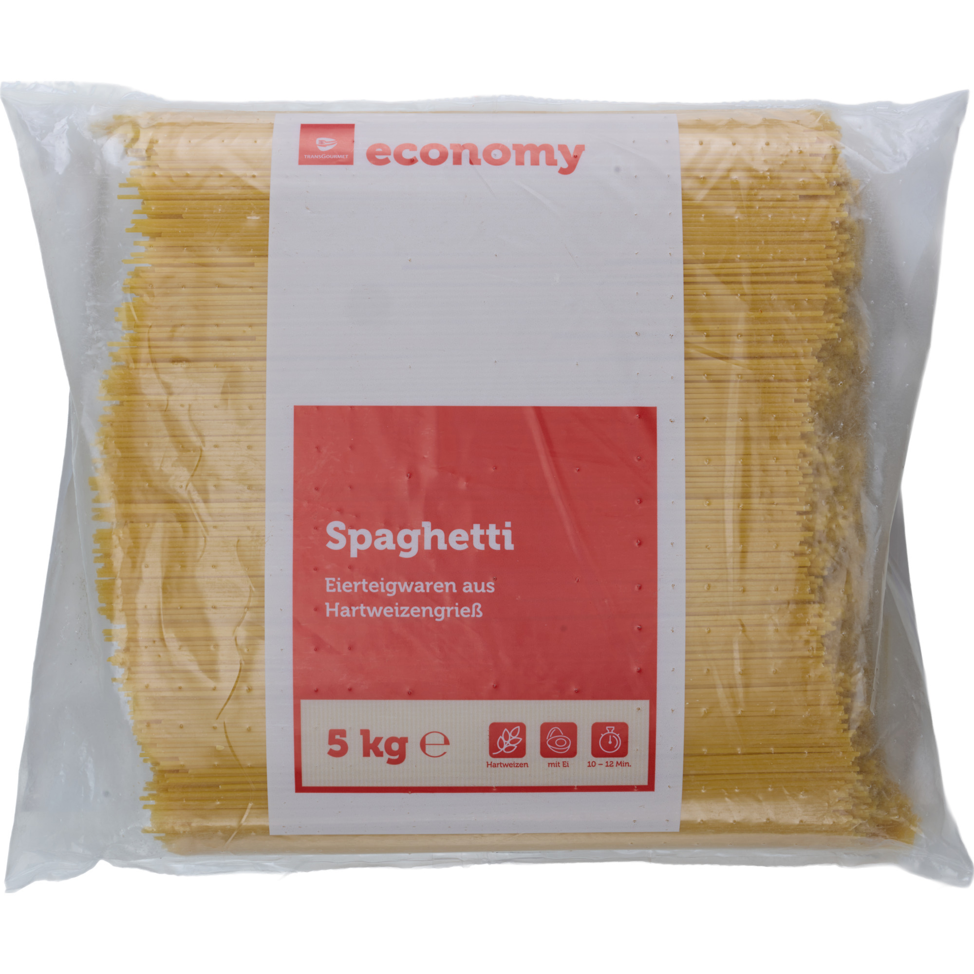 Economy Teigw. 2-Ei 5kg, Spaghetti