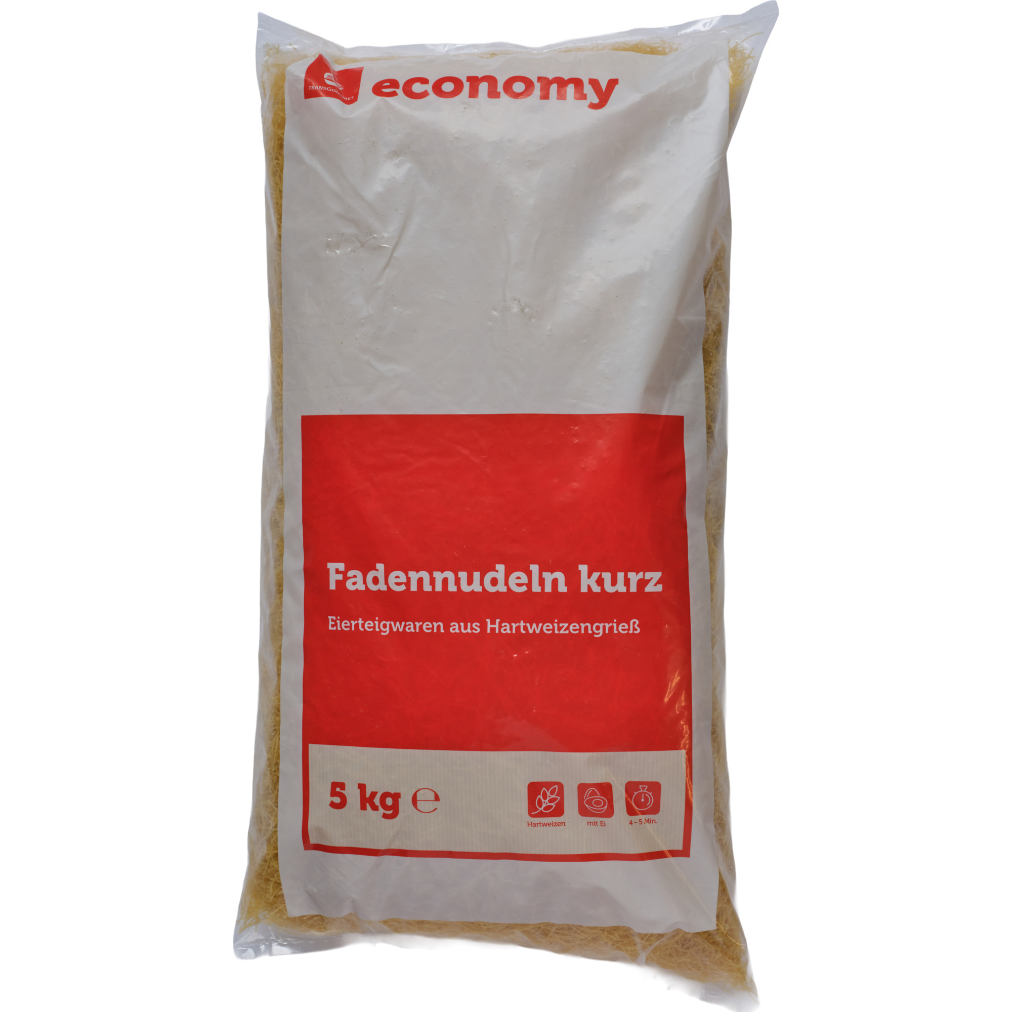 Economy Teigw. 2-Ei 5kg, Fadennudeln