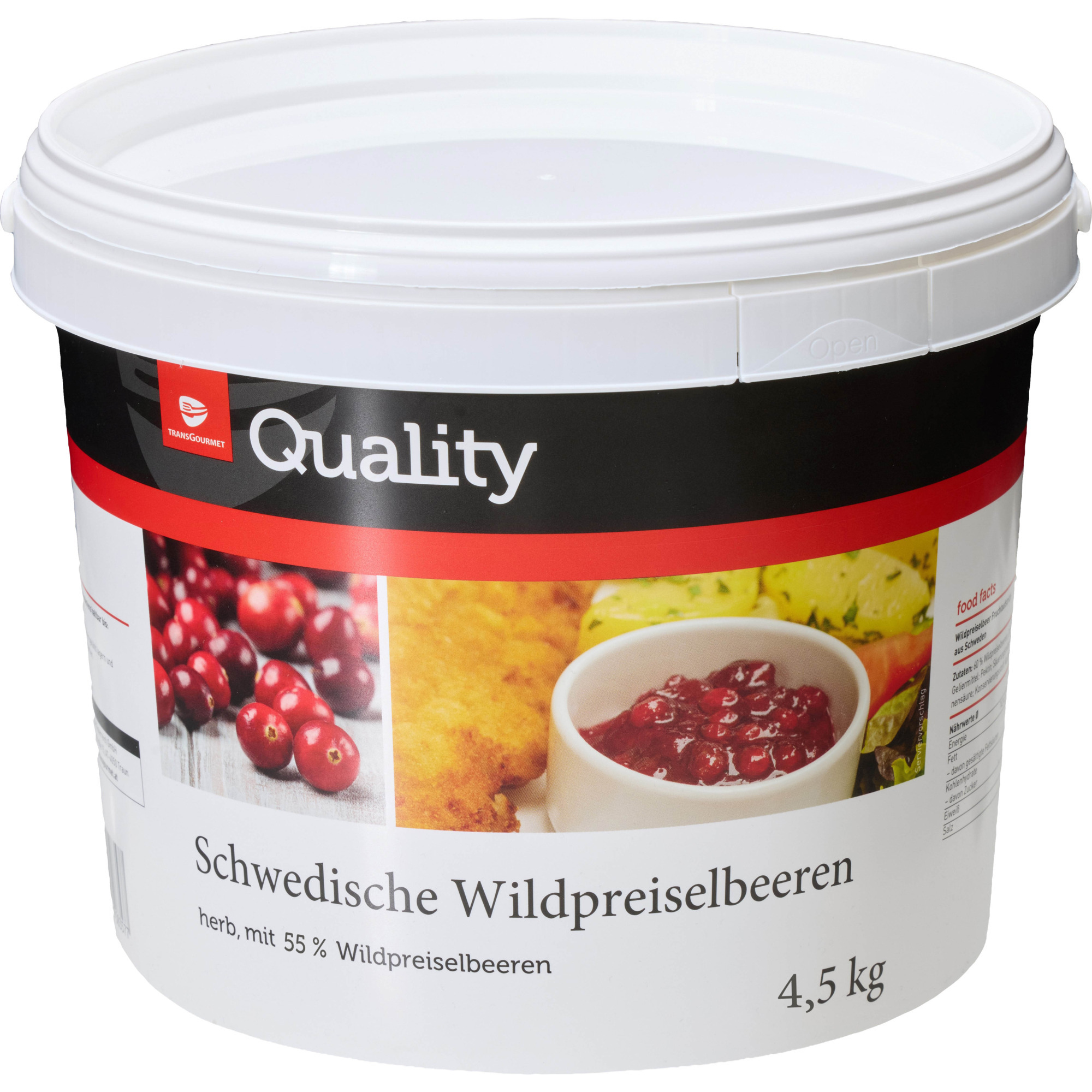 Quality Wildpreiselbeeren F55% 4,5kg