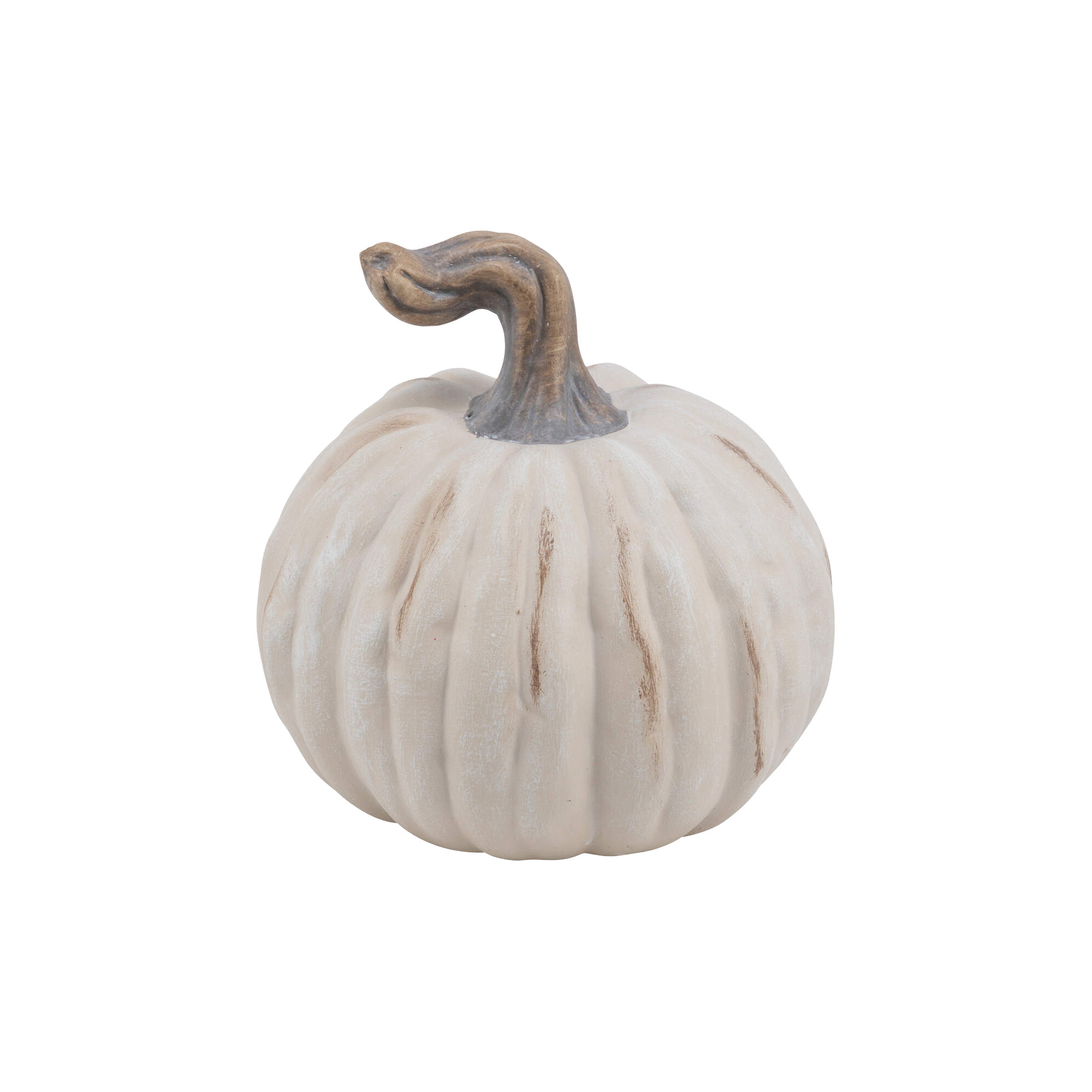 Kürbis Keramik creme DM13,5cm