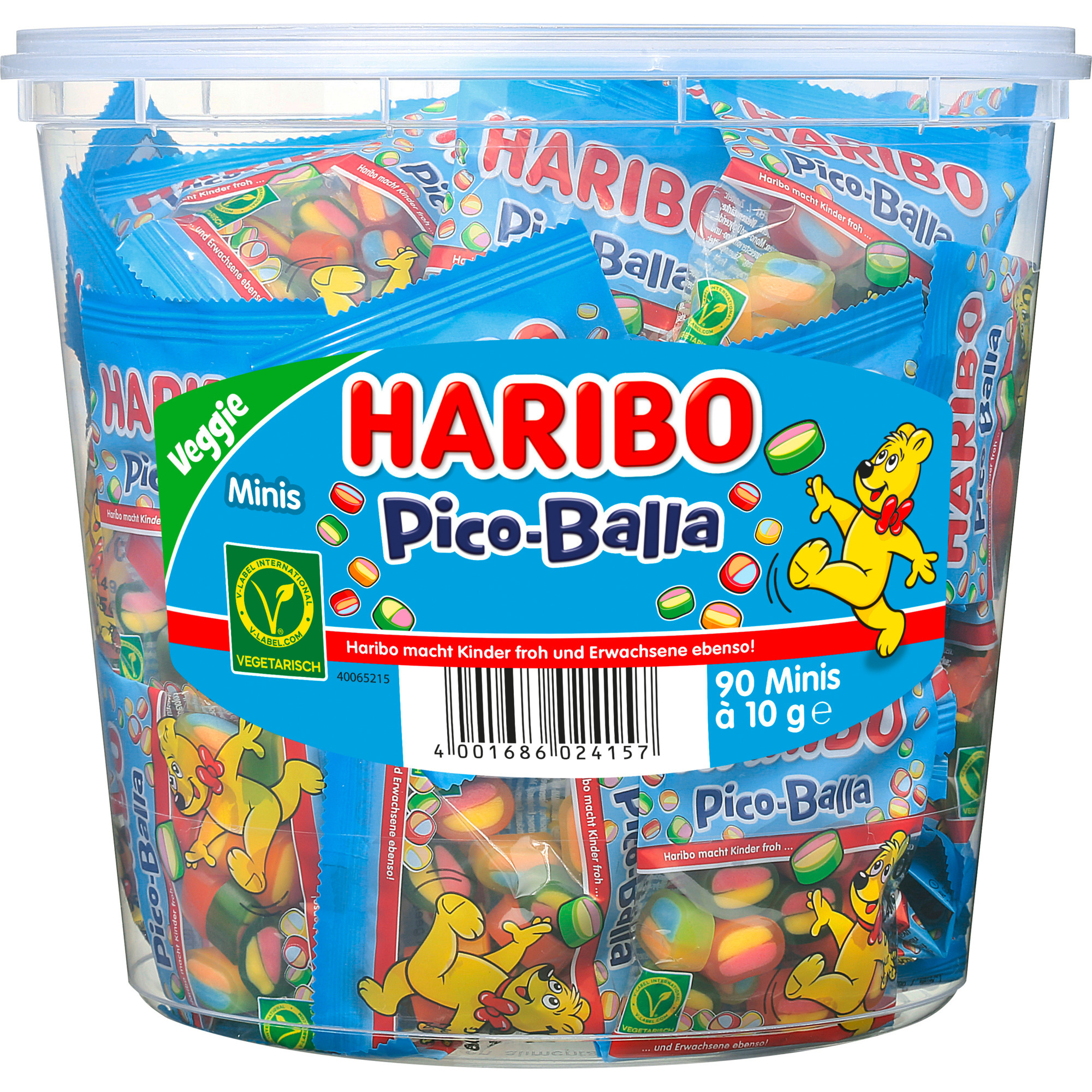 Haribo Minis 90x10g, Pico Balla
