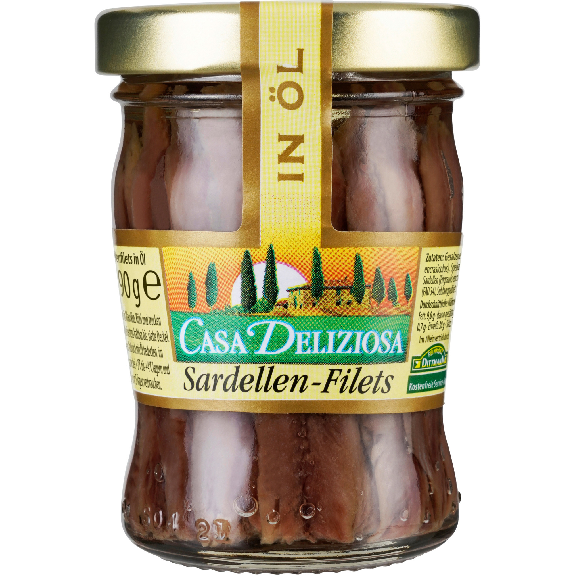 Casa Deliziosa Sardellenfilets in Öl 90g