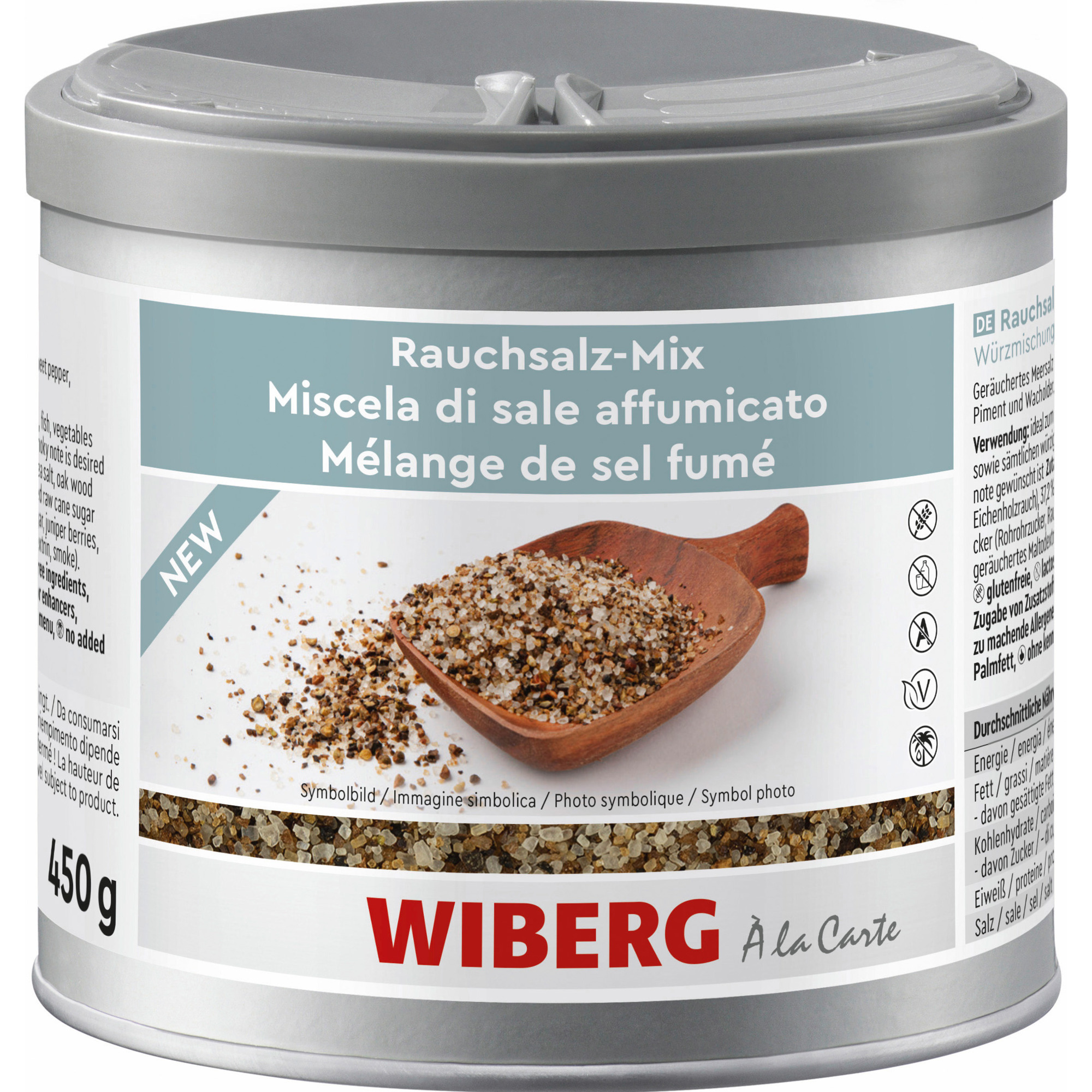 Wiberg Rauchsalz Mix Würzmischung 470ml
