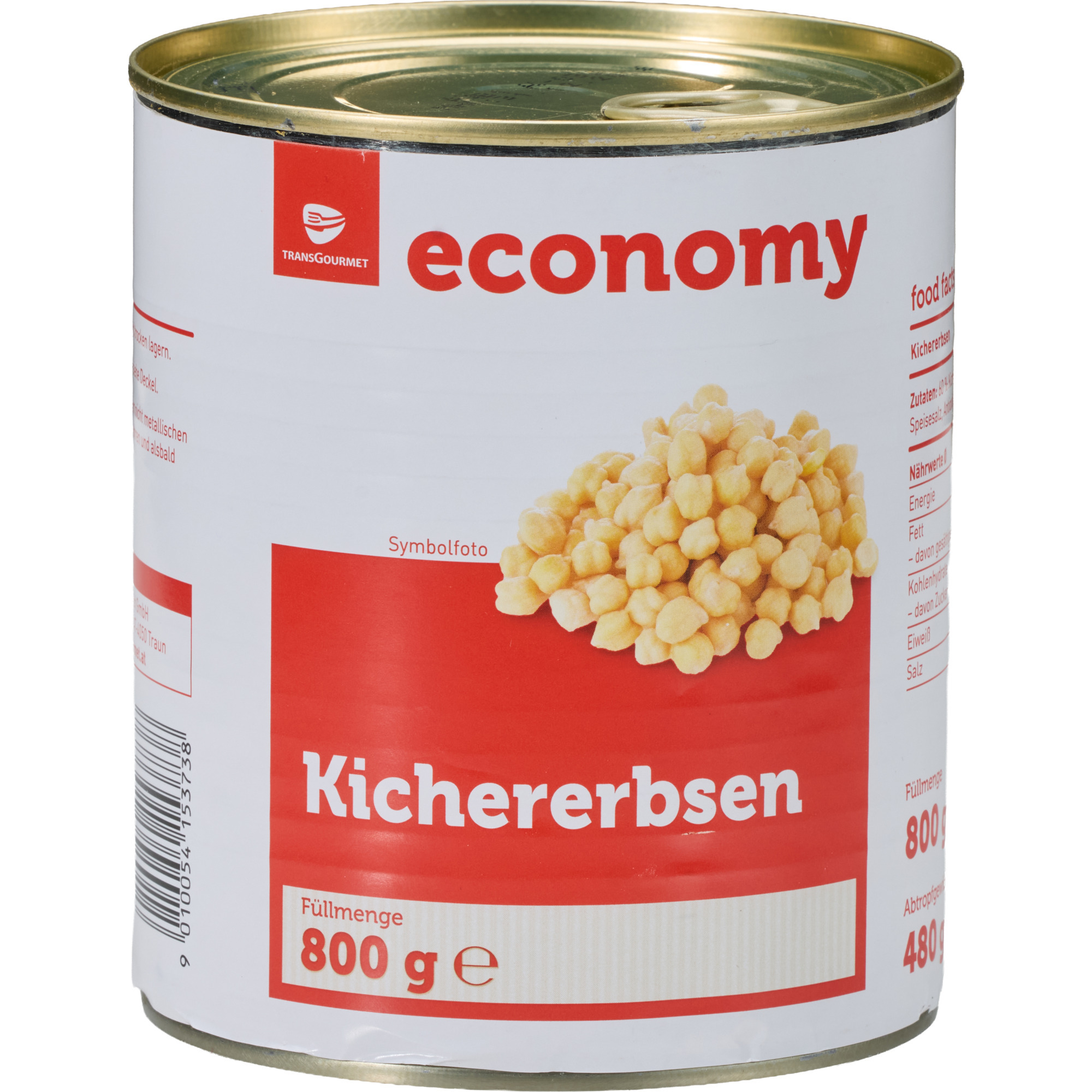 Economy Kichererbsen 850ml