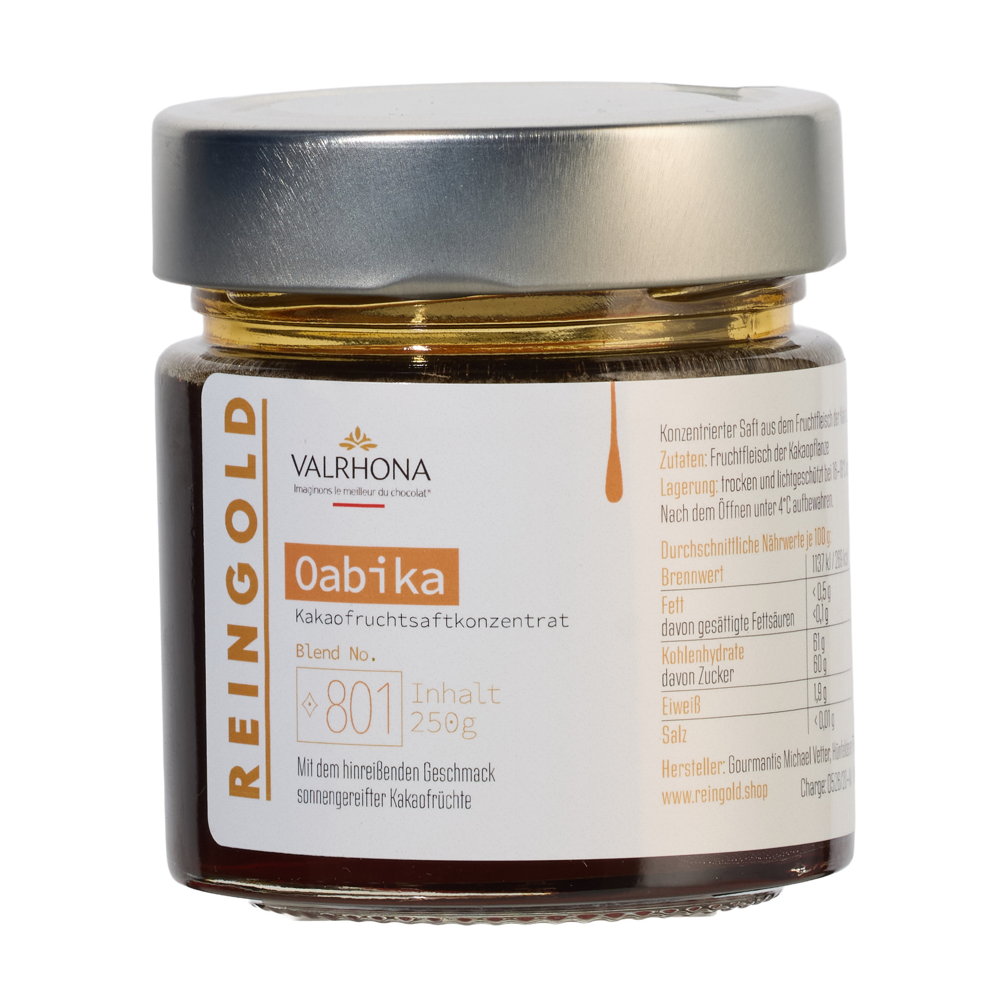Reingold Oabika Kakaofruchtsaftkonz.250g