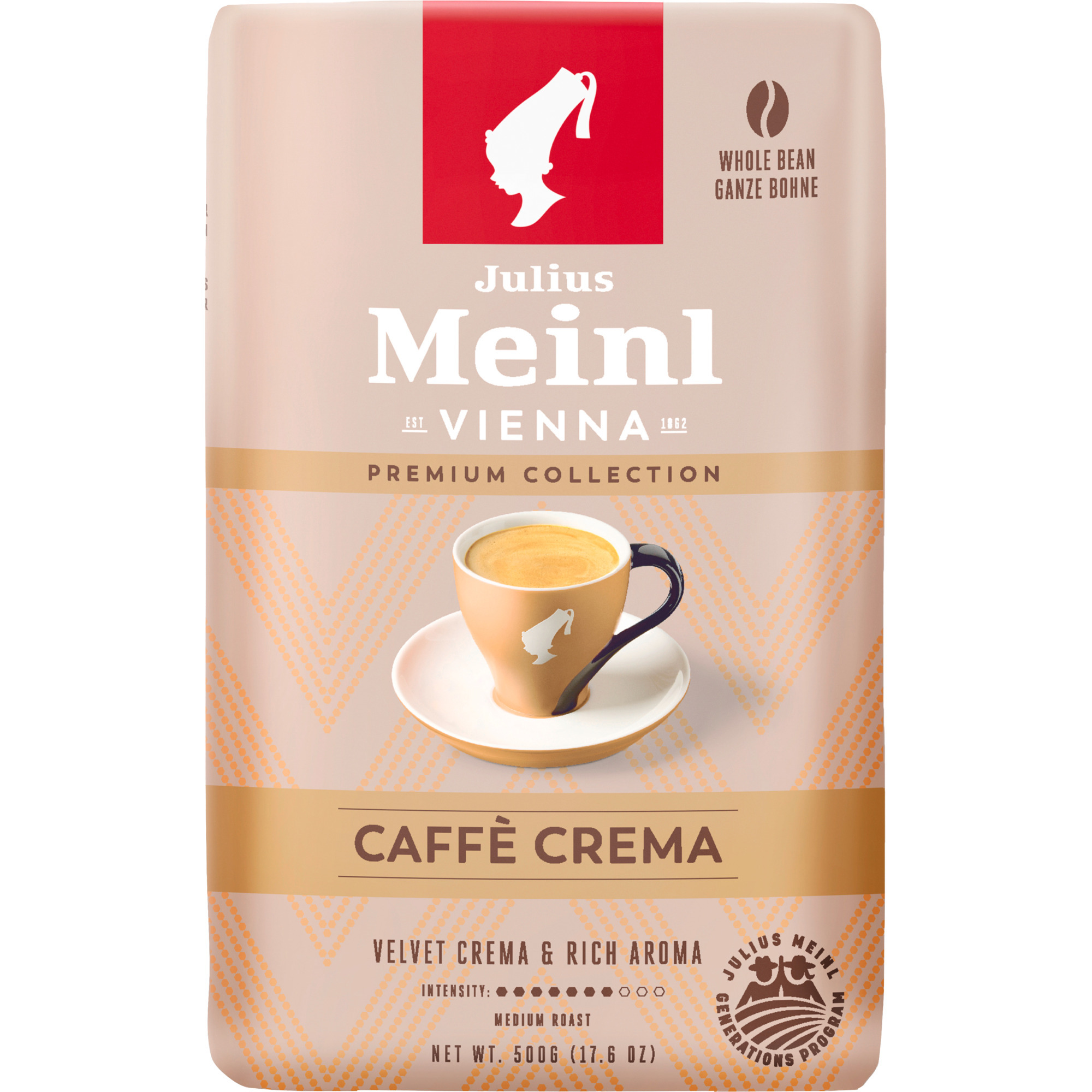 Meinl Premium Bohne 500g, Caffe Crema