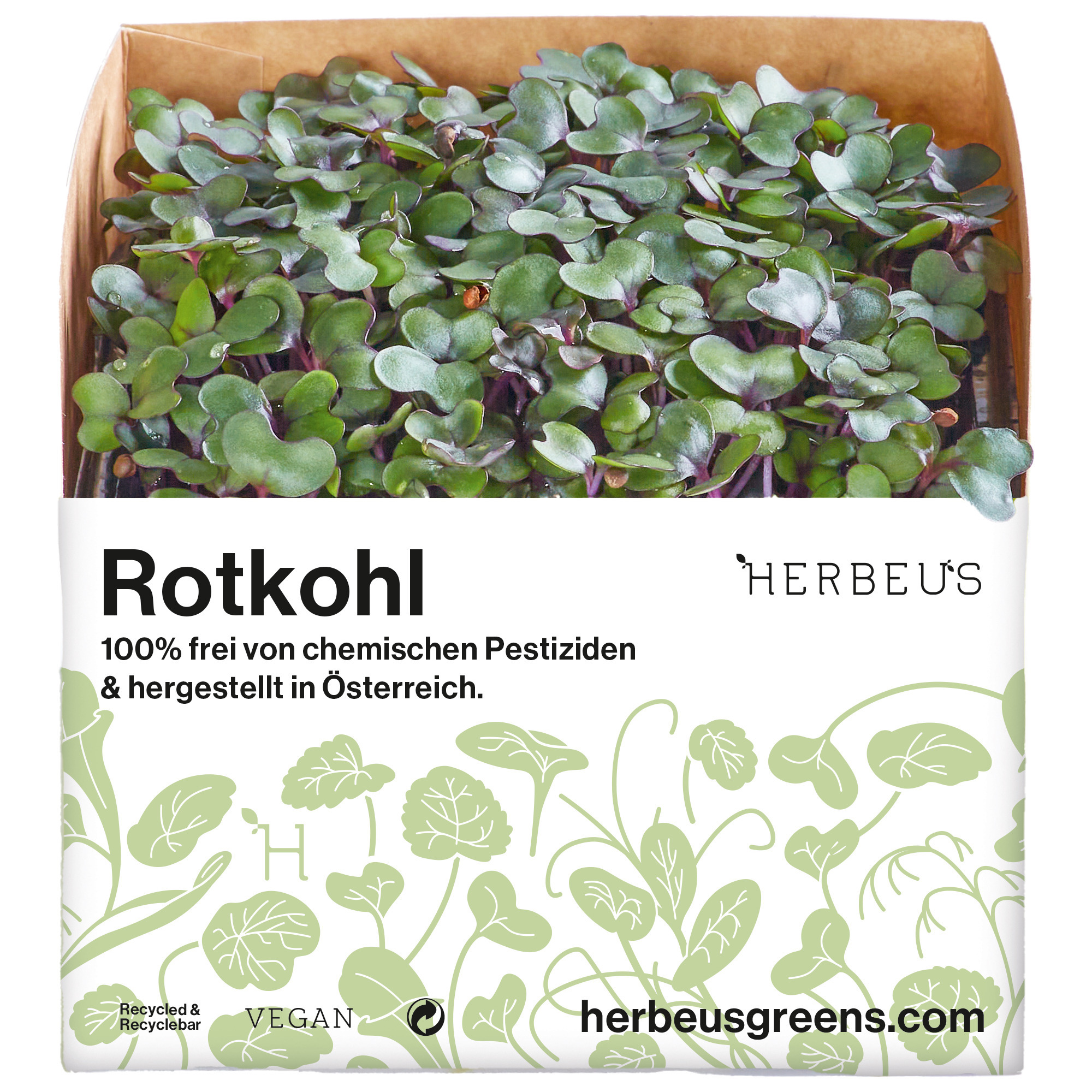 Herbeus Rotkohl Kresse Single KL.1