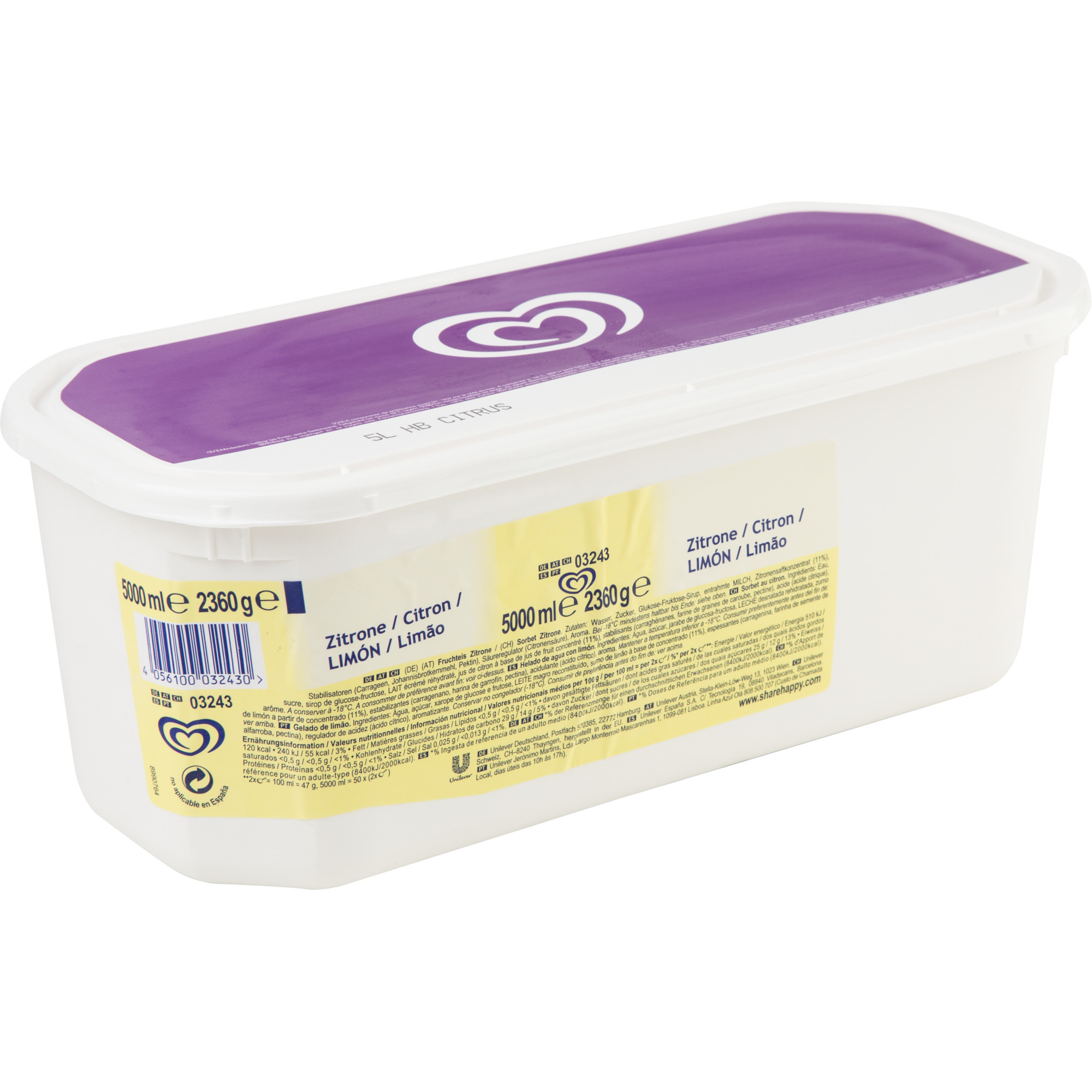 Eskimo Klassiker 5l, Zitrone