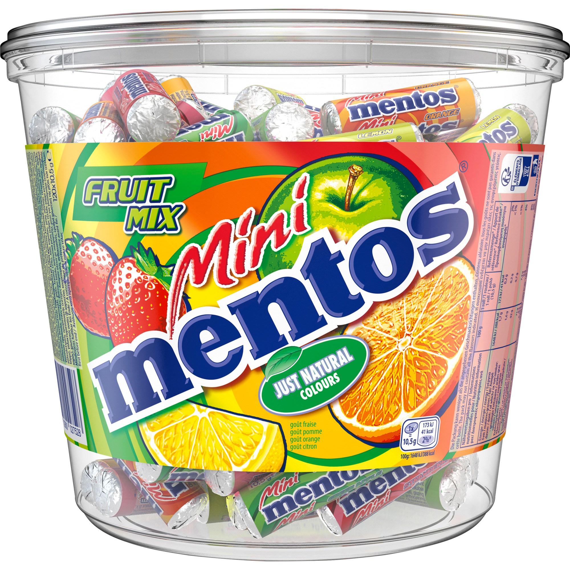 Mentos Minis 120 Stk., Fruit Mix
