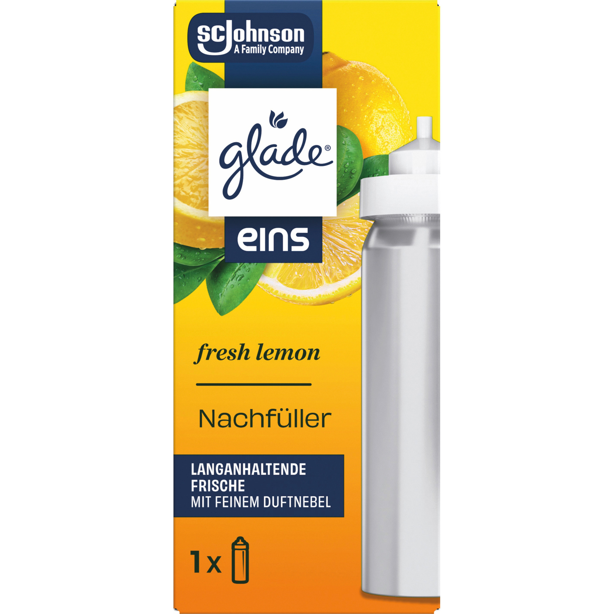 Glade Eins Nachfüller 10ml, Fresh Lemon