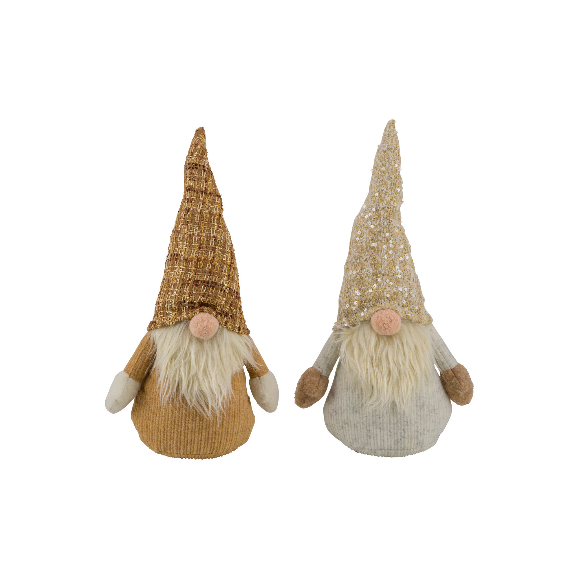 Stoffwichtel creme beige farb.sort. 31cm