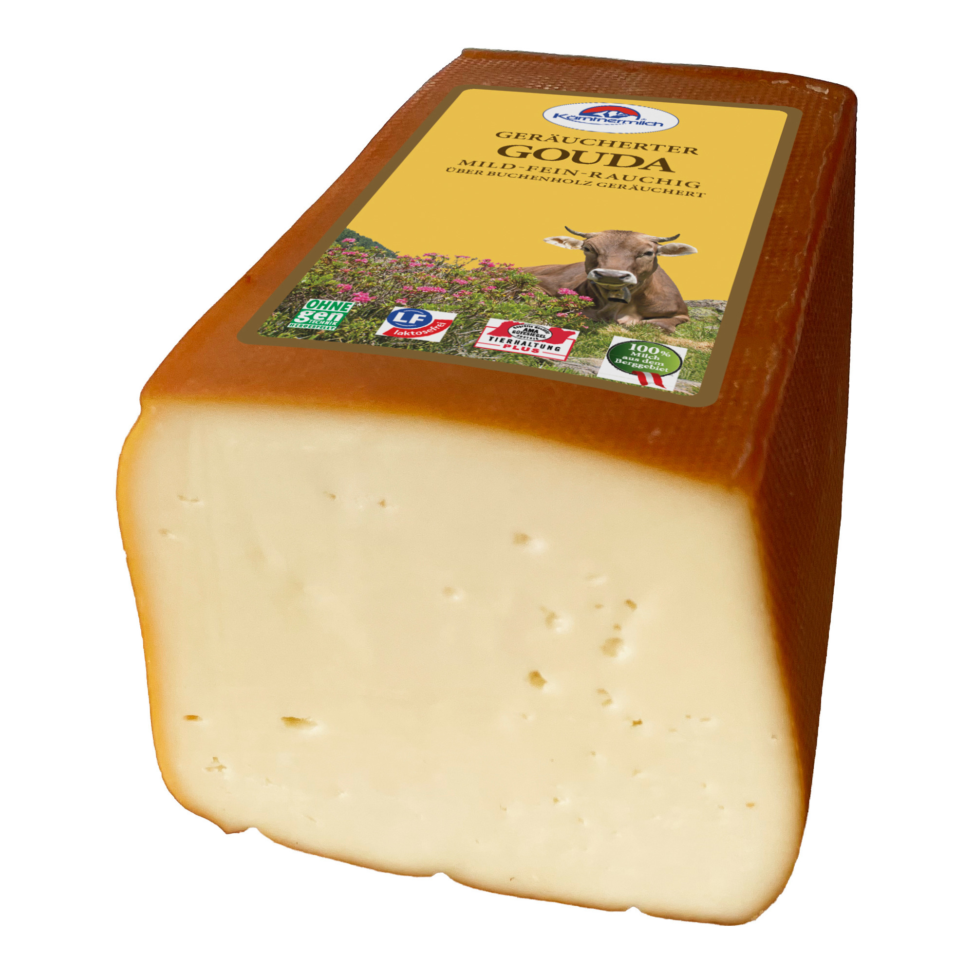 Kärntner Gouda 45% geräuchert ca. 1,7kg