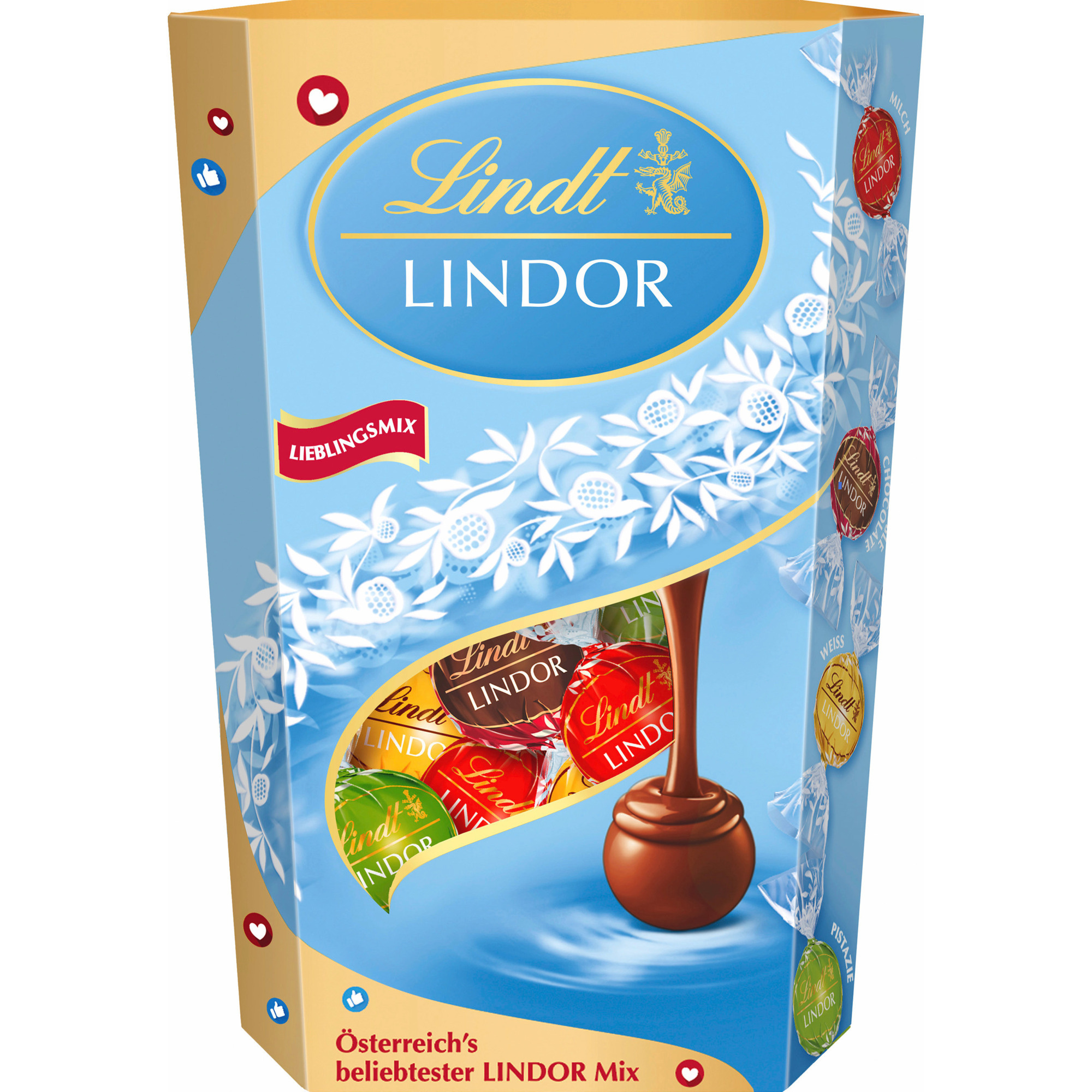 Lindt Lindor Kugeln 337g, Lieblingsmix