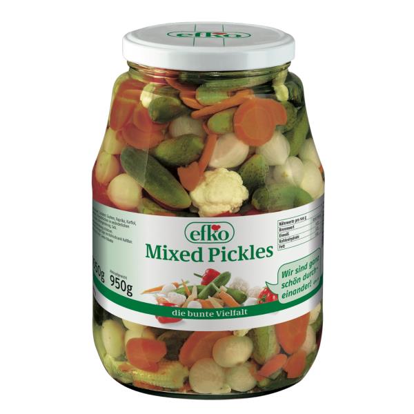 Efko Mixed Pickles nakl.zelenina 1,7 l