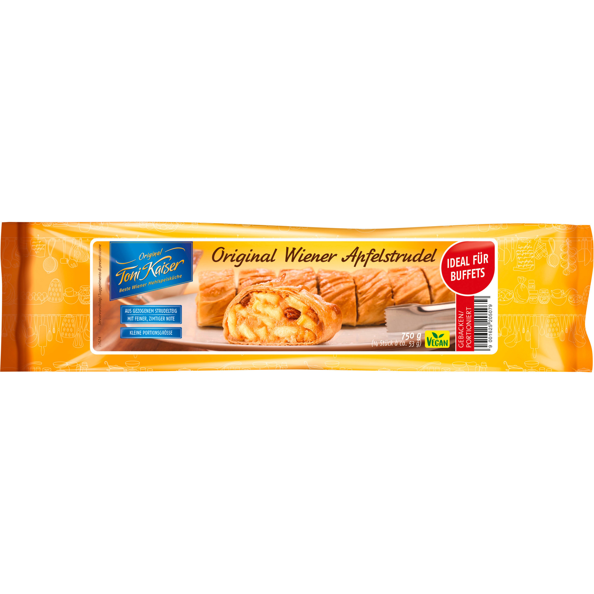 Toni K. Wr. Apfelstrudel vegan TK 14x53g