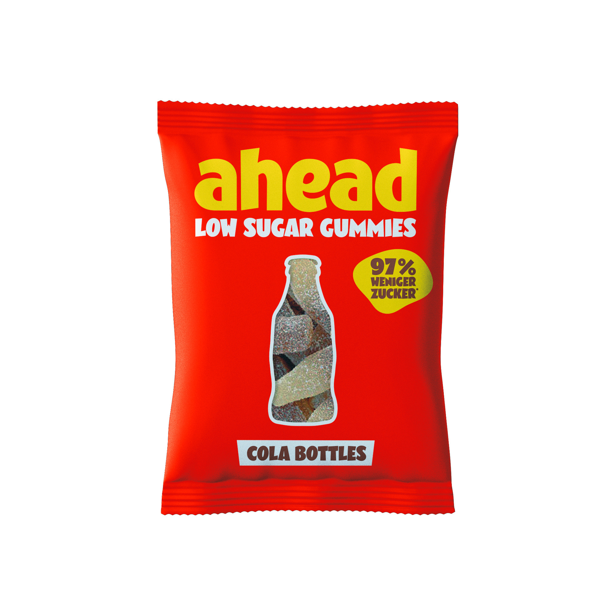 Ahead Gummies Low Sugar 50g, Cola Bottle
