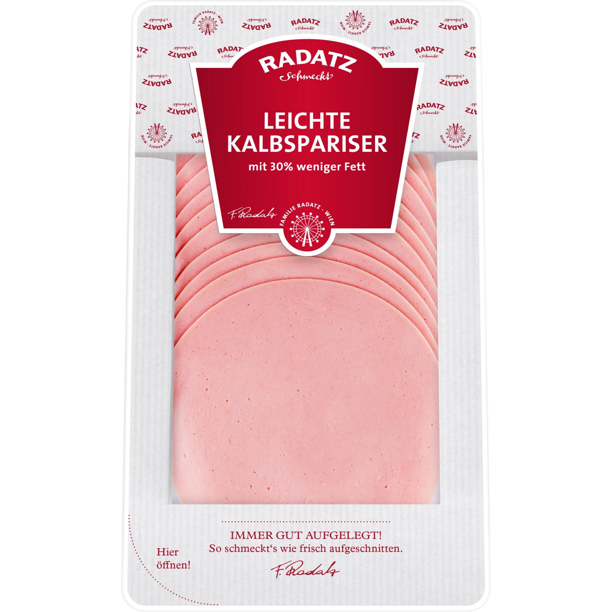 Radatz leichte Kalbspariser geschn. 400g