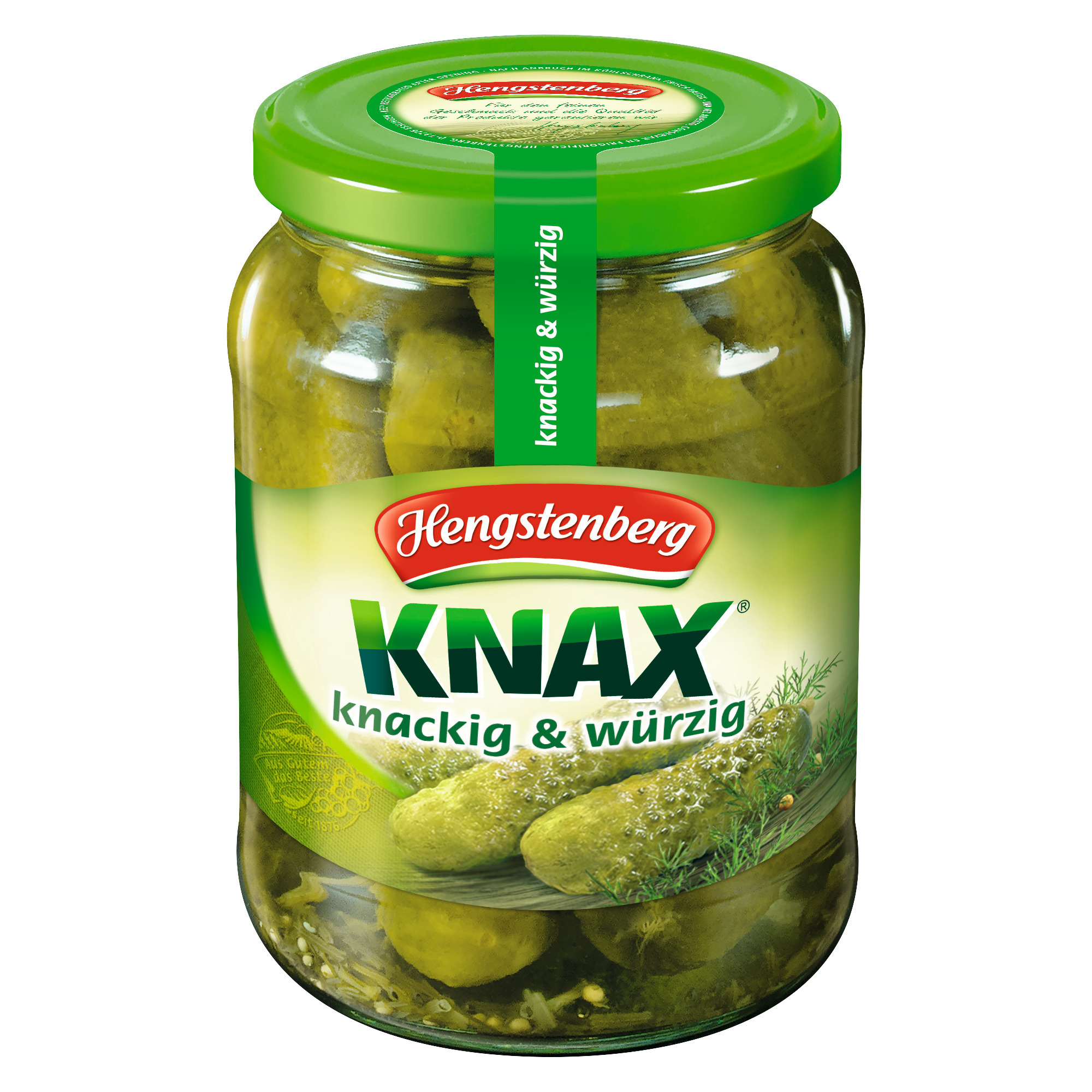 Knax Gewürzgurken knackig würzig 720ml