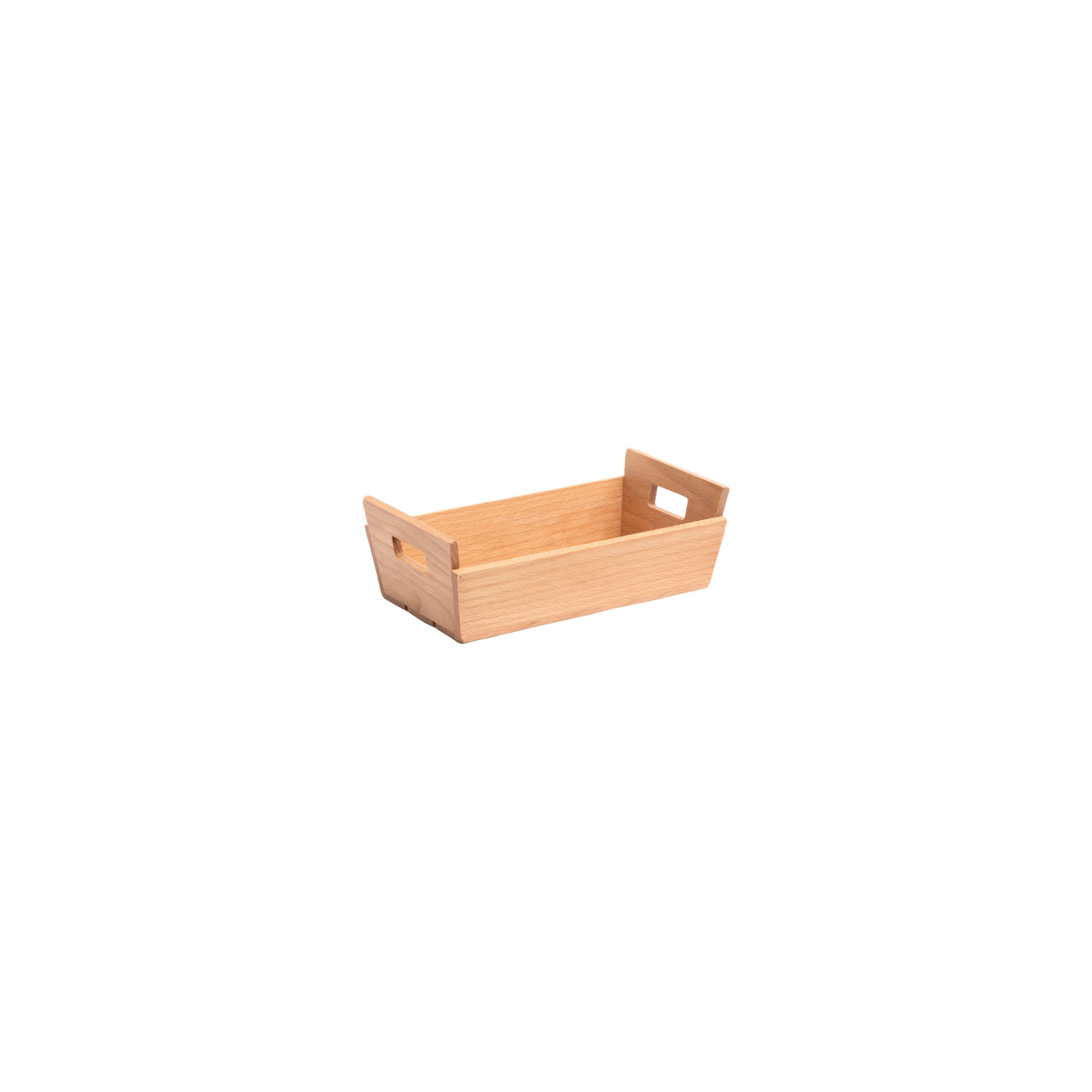 Holzbox rechteckig m.2 Gr. 23x13x7cm