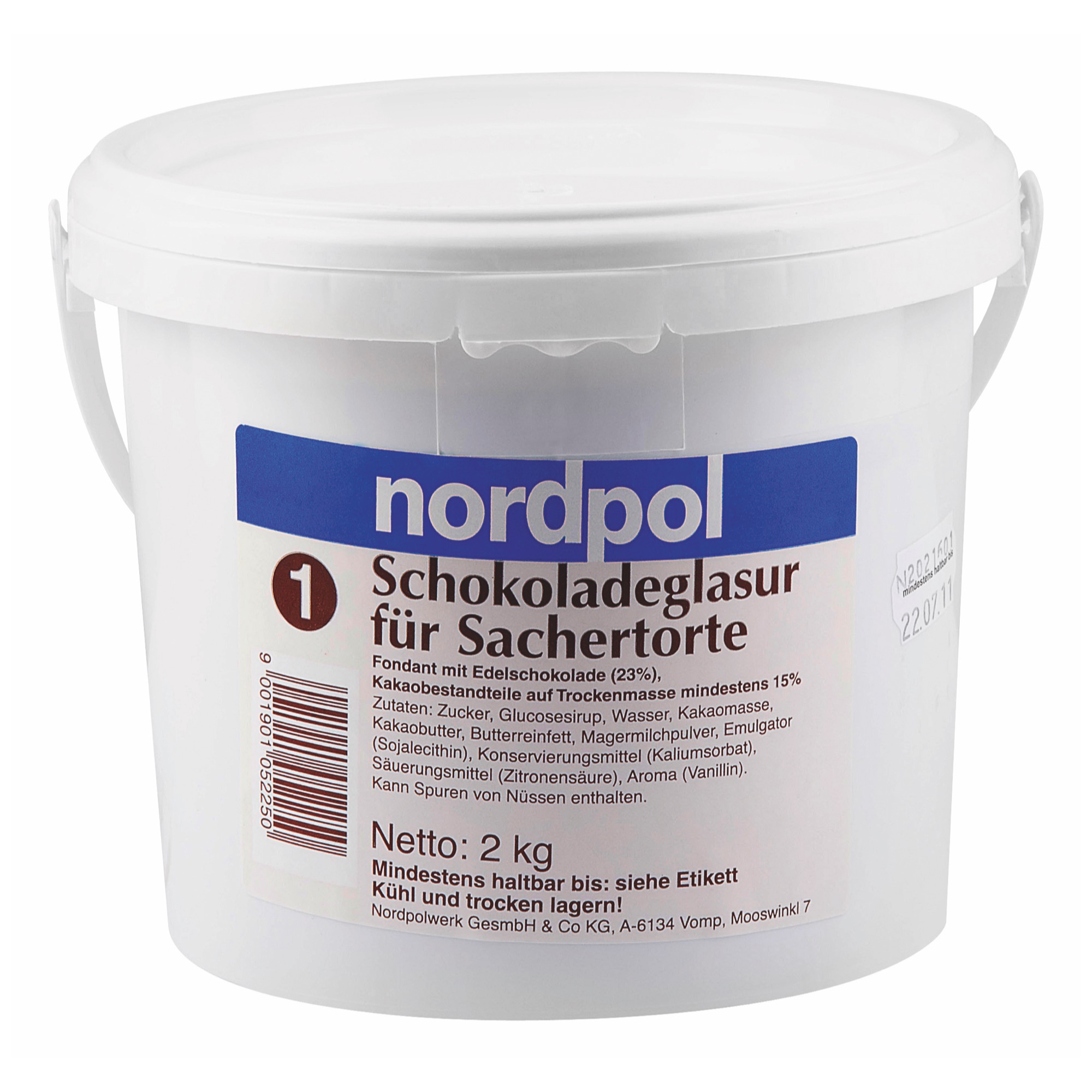 Nordpol čokoládová poleva Sacher 2kg