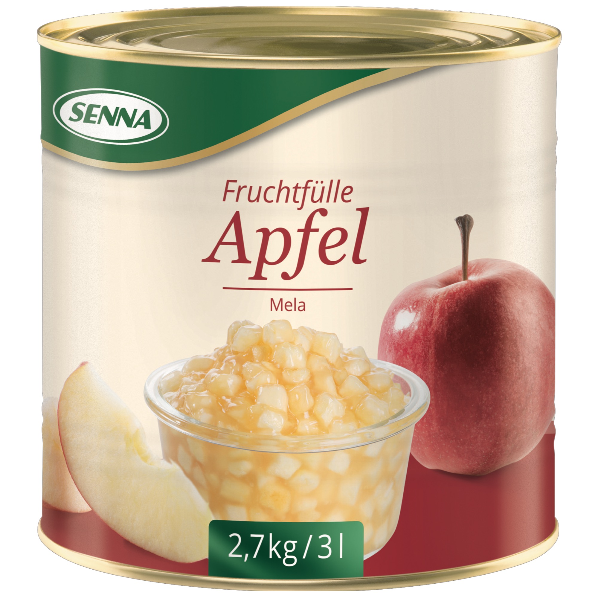 Senna ovocná plnka jablko 70% 3L
