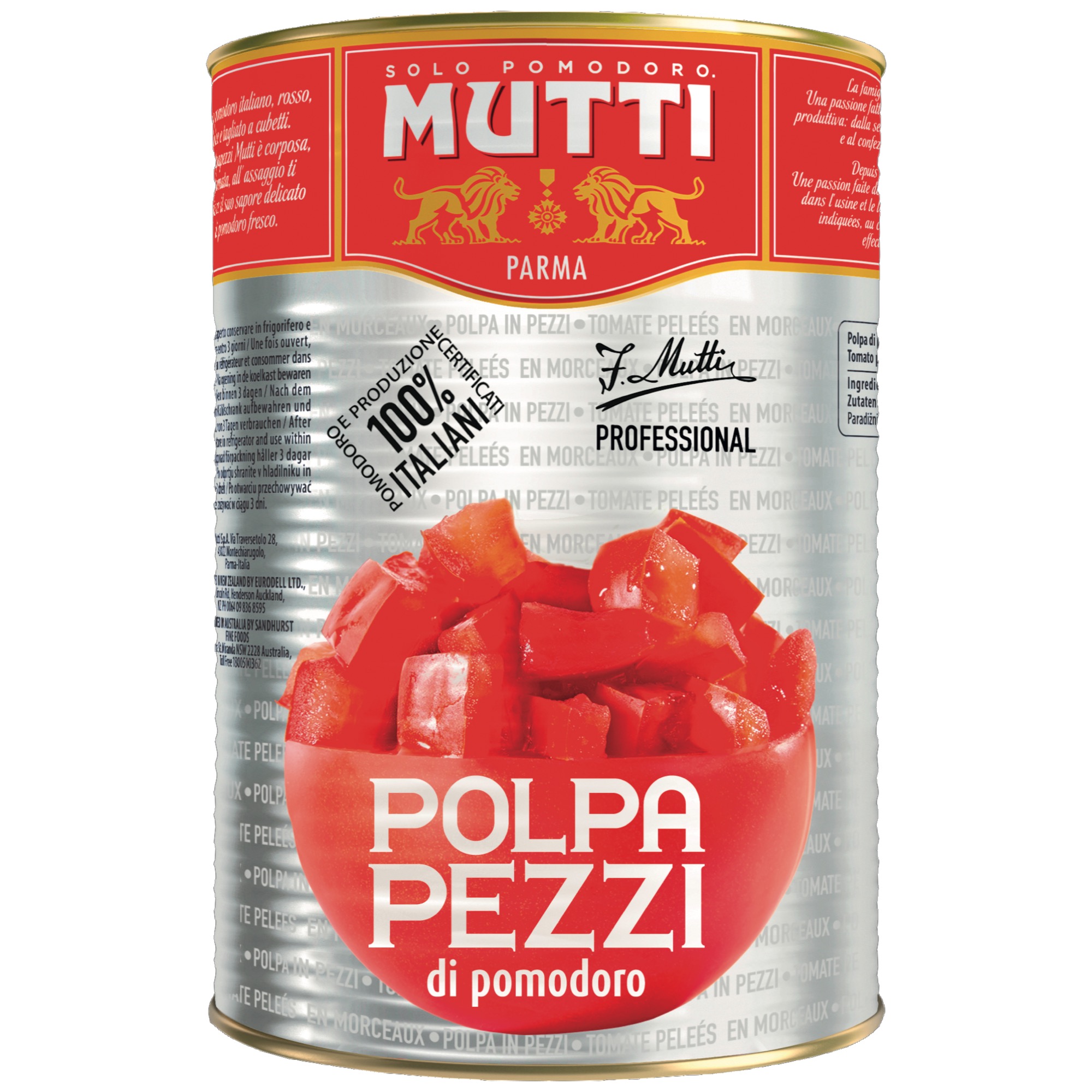 Mutti Polpa Pezzi 5/1