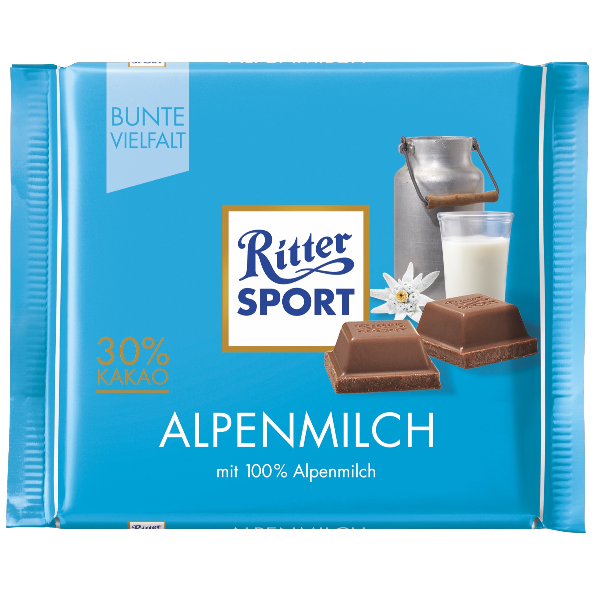 Ritter Sport 5x100g, alpská mliečna