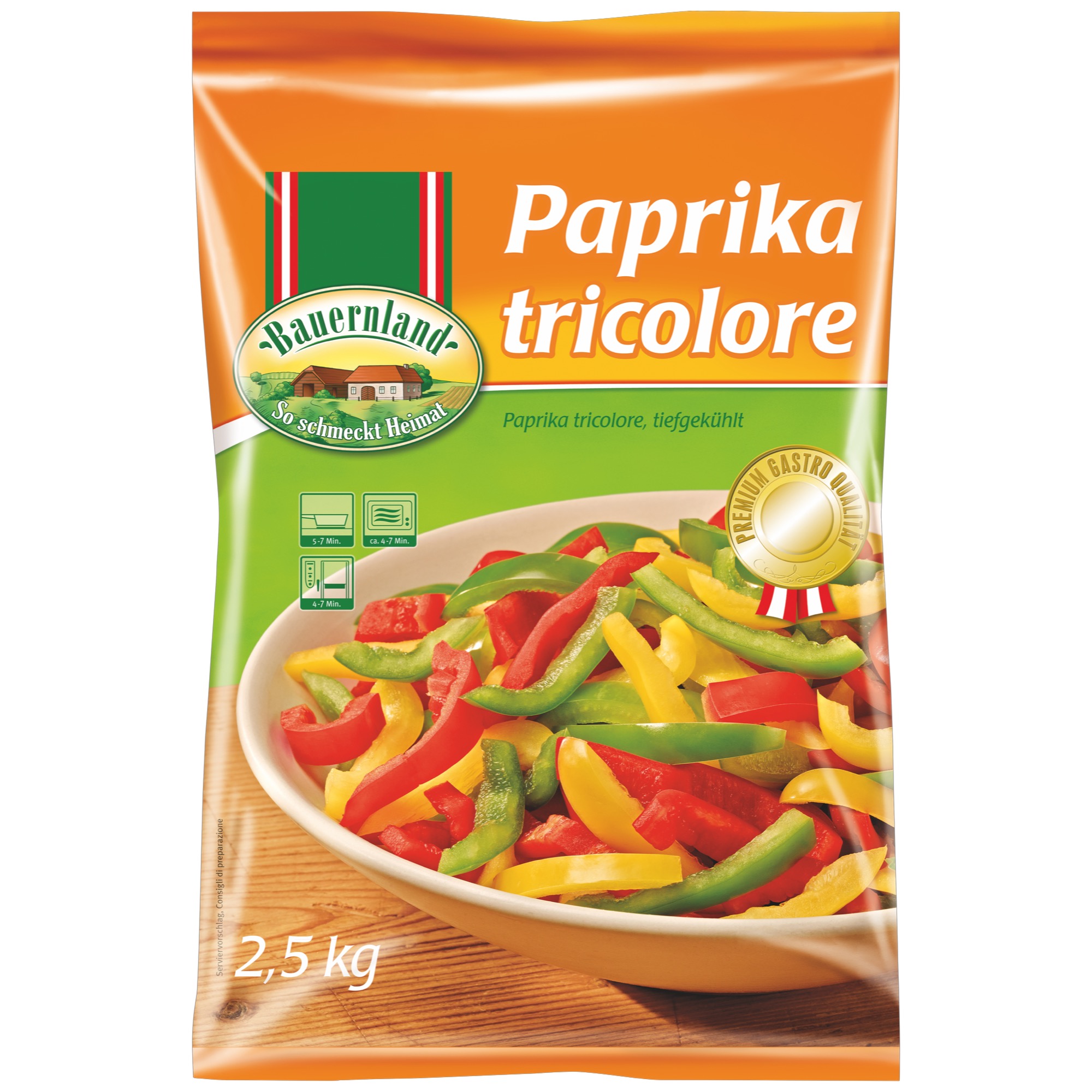 BL Paprika tricolore mraz. 2,5kg