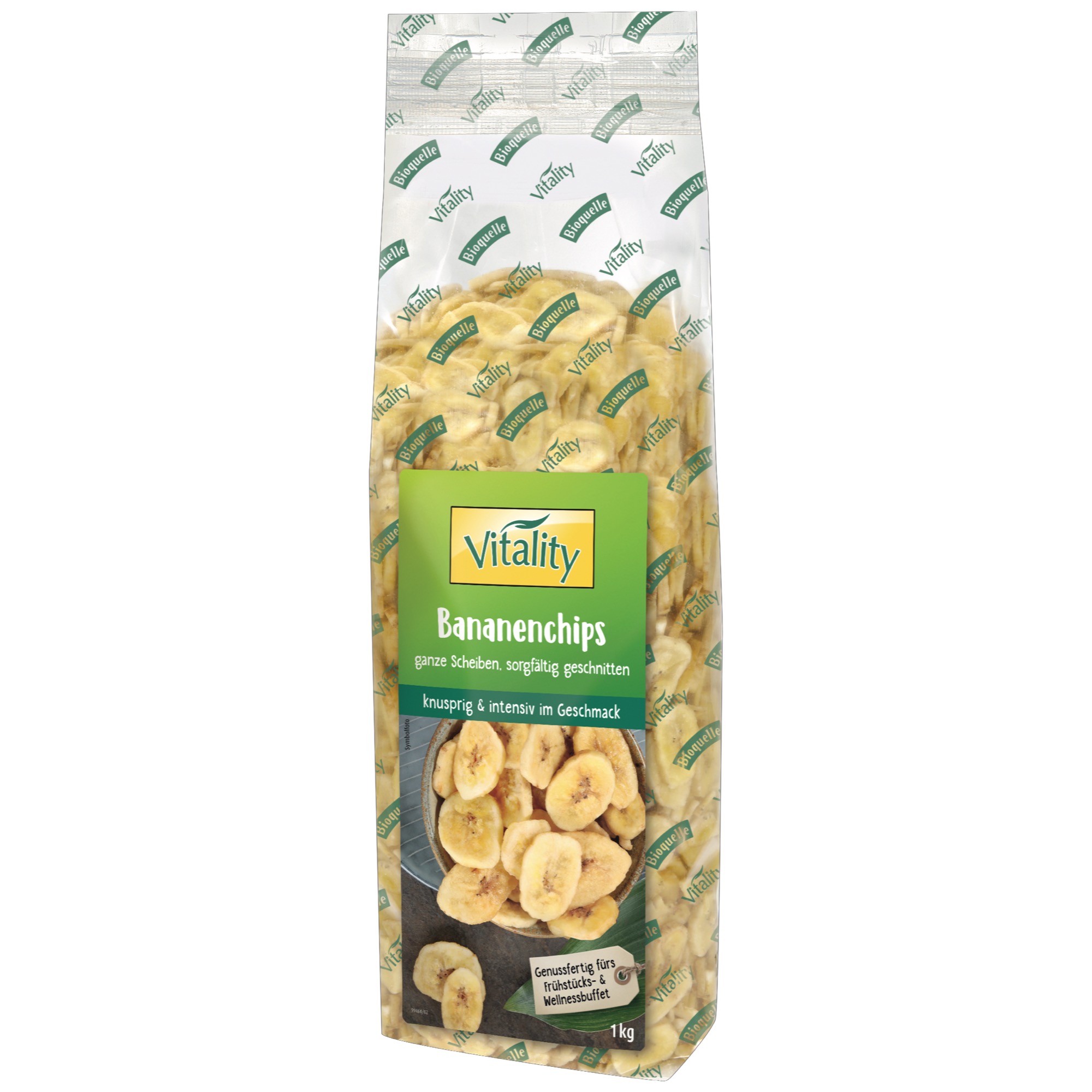 Vitality banánové čipsy1kg