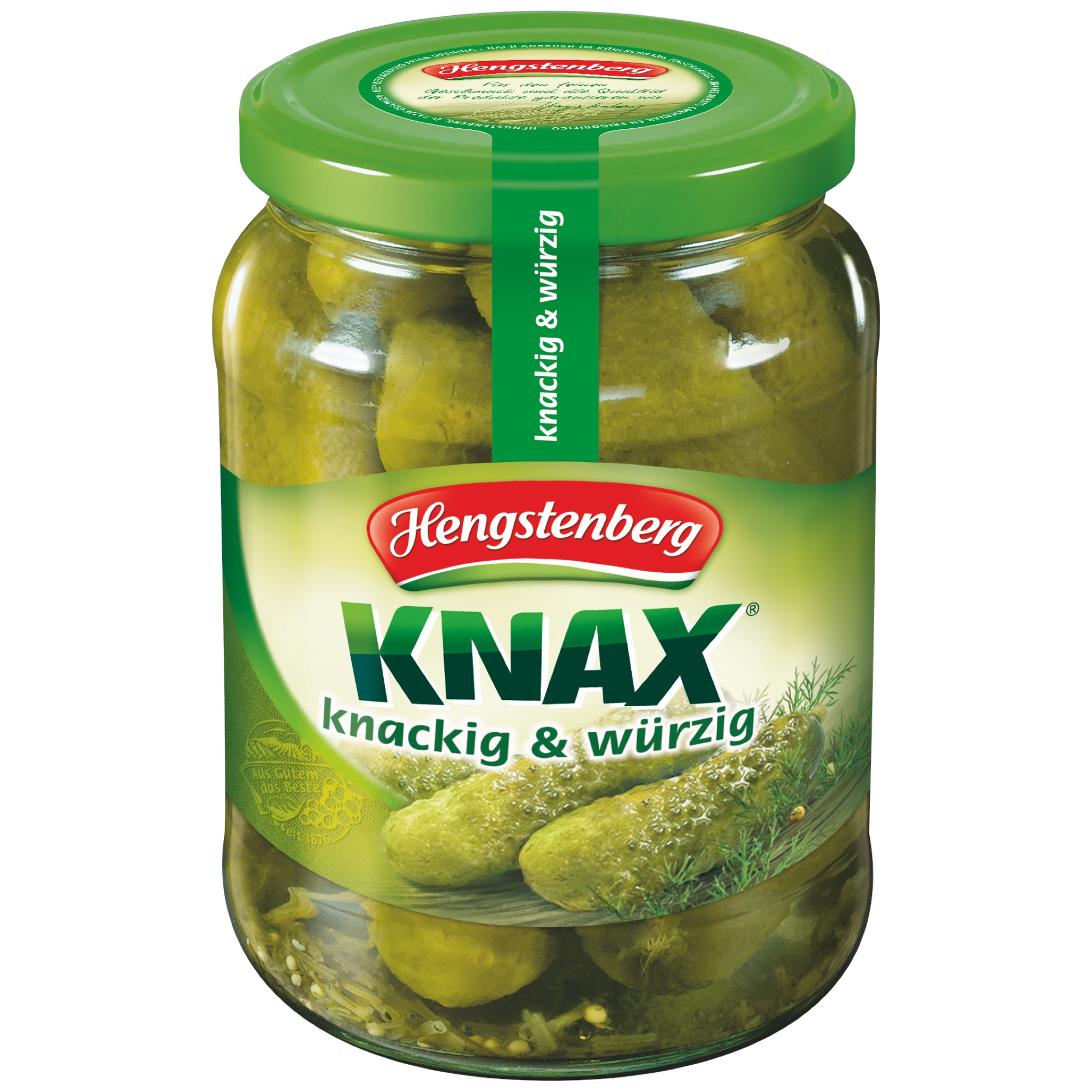 Hengstenberg Knax Gewürzgurken 720ml